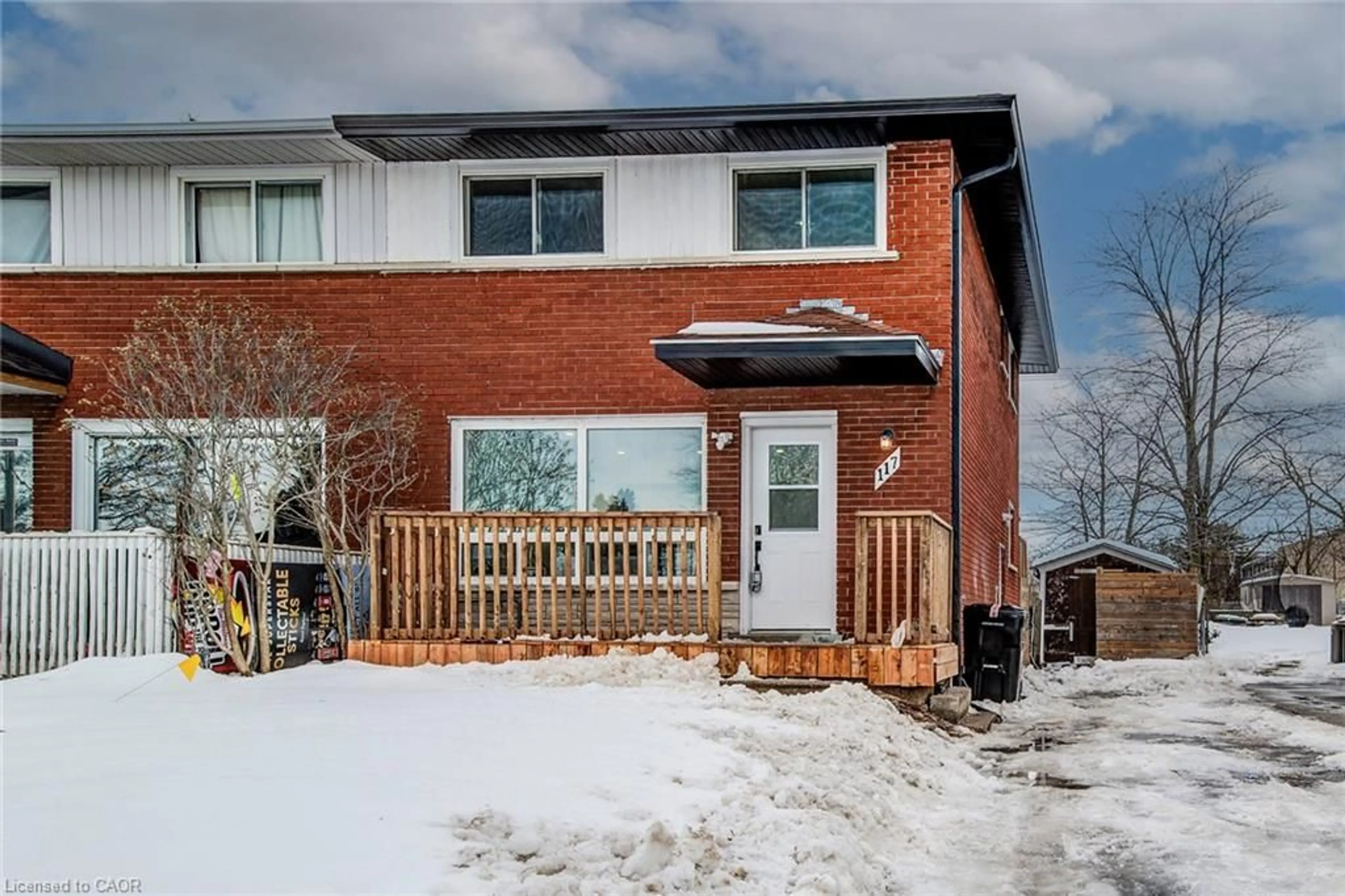 Home with brick exterior material, street for 117 Secord Ave, Kitchener Ontario N2B 2L3