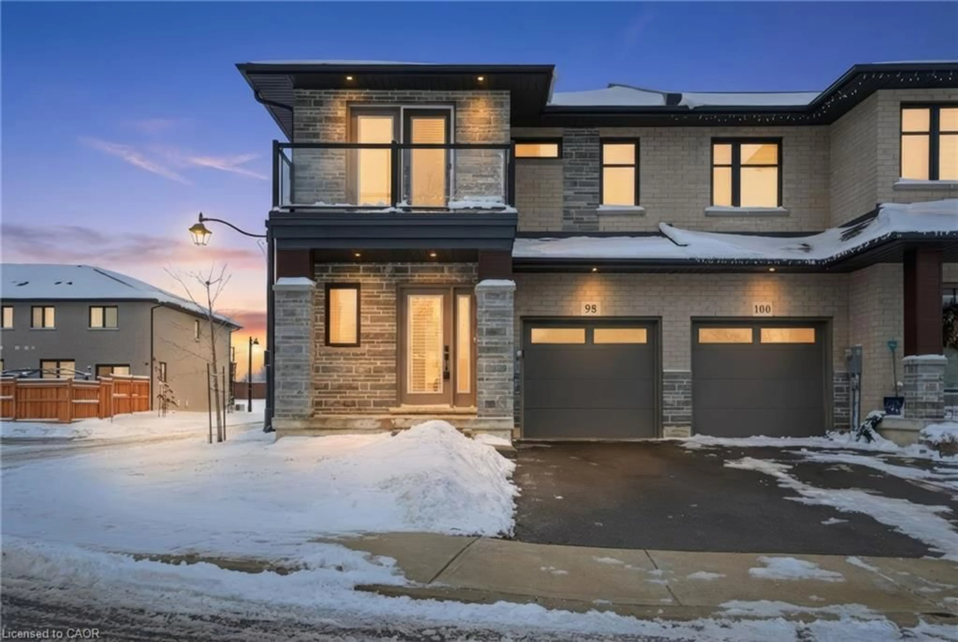 Home with brick exterior material, street for 98 Jayla Lane, Smithville Ontario L0R 2A0