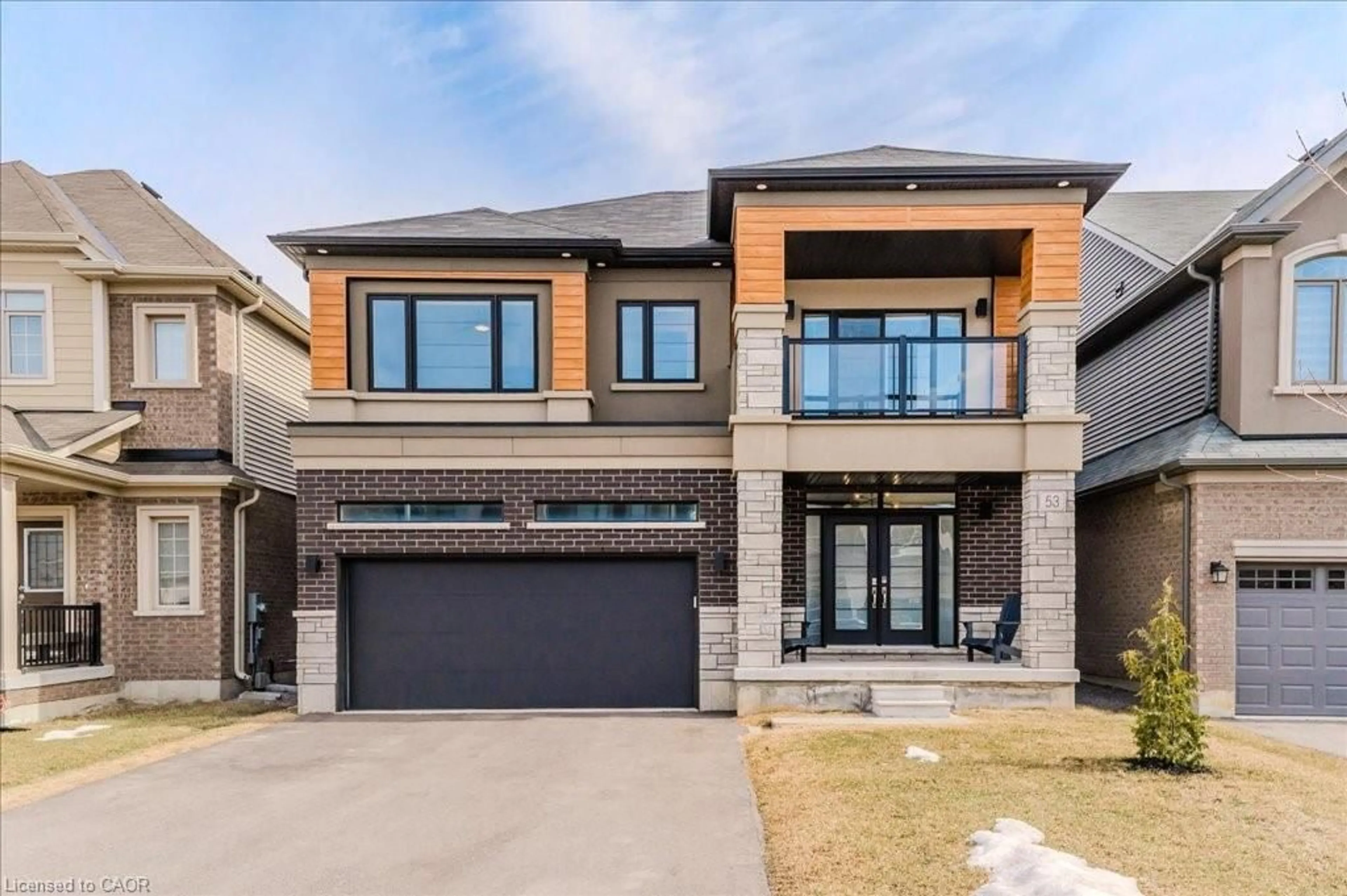 Home with brick exterior material, street for 53 Scenic Ridge Gate, Paris Ontario N3L 0K4