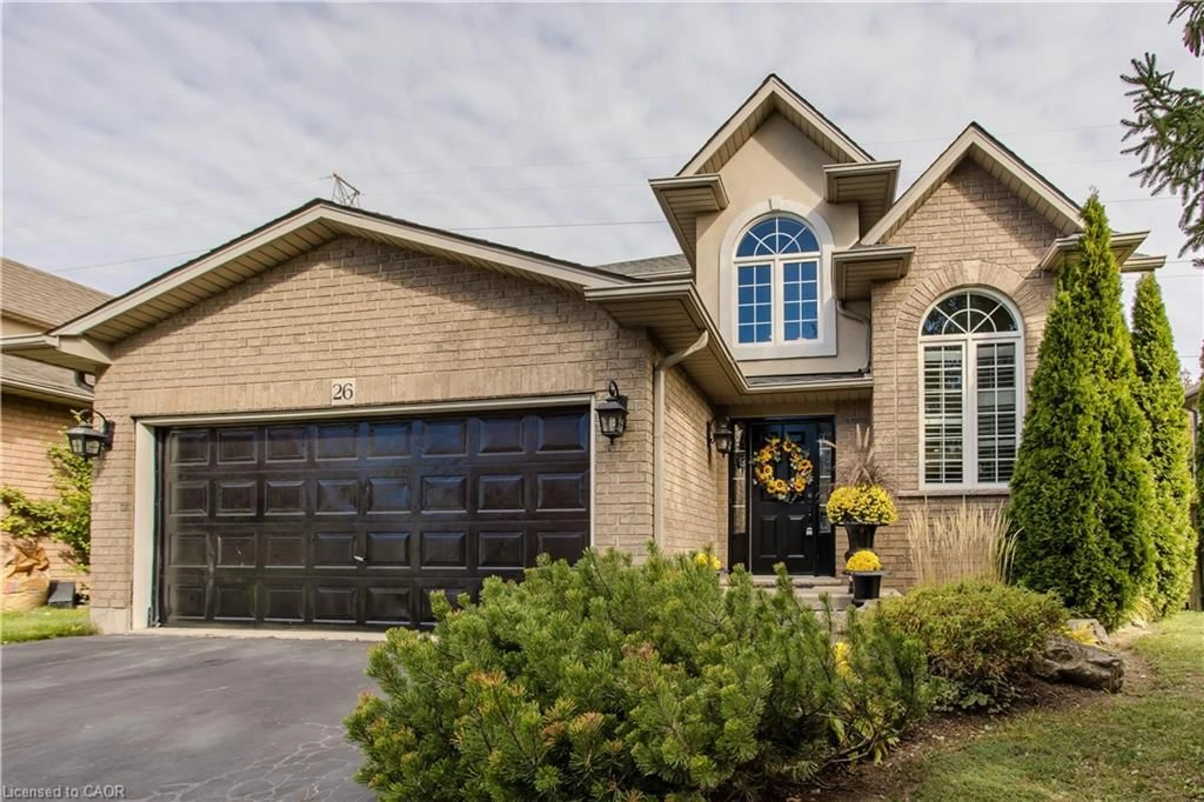 Home with brick exterior material, street for 26 Grassyplain Dr, Mount Hope Ontario L0R 1W0