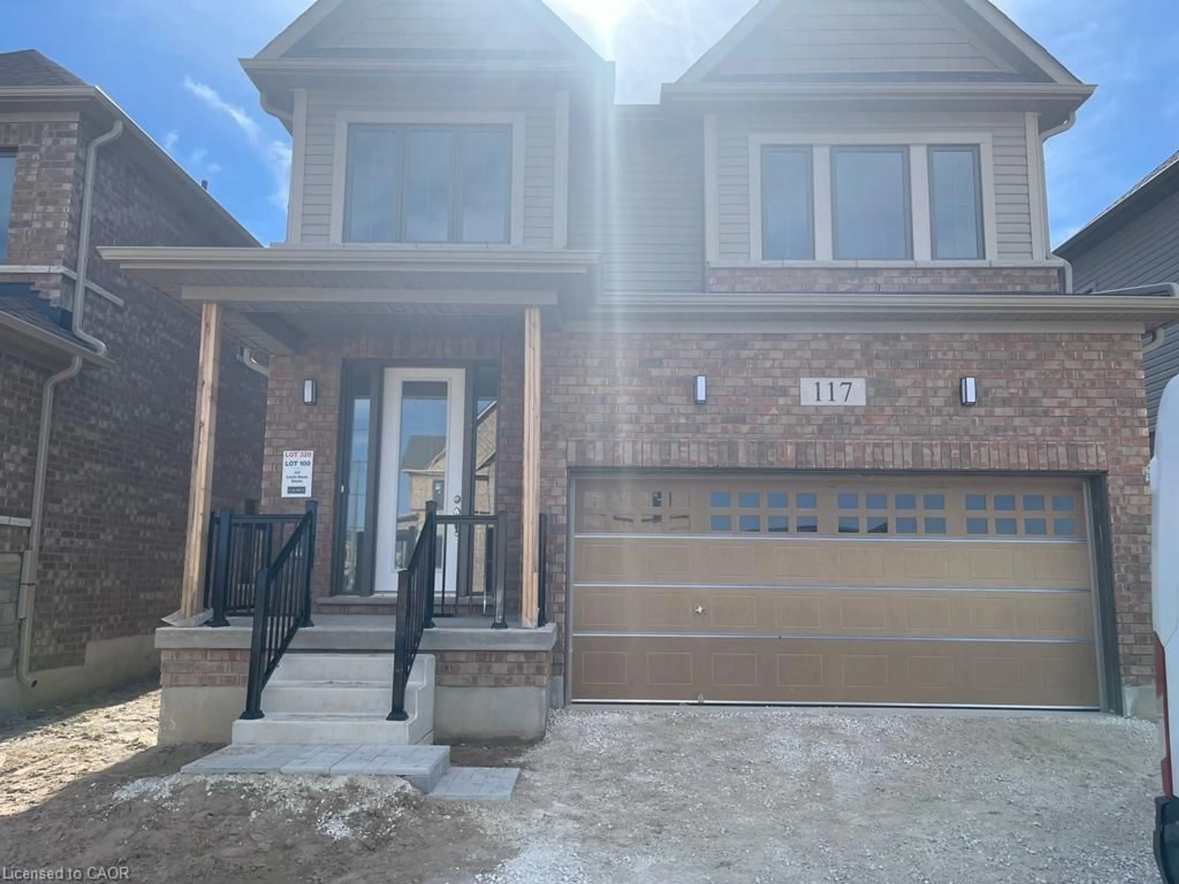 Home with brick exterior material, street for 117 Leslie Davis St, Ayr Ontario N0B 1E0