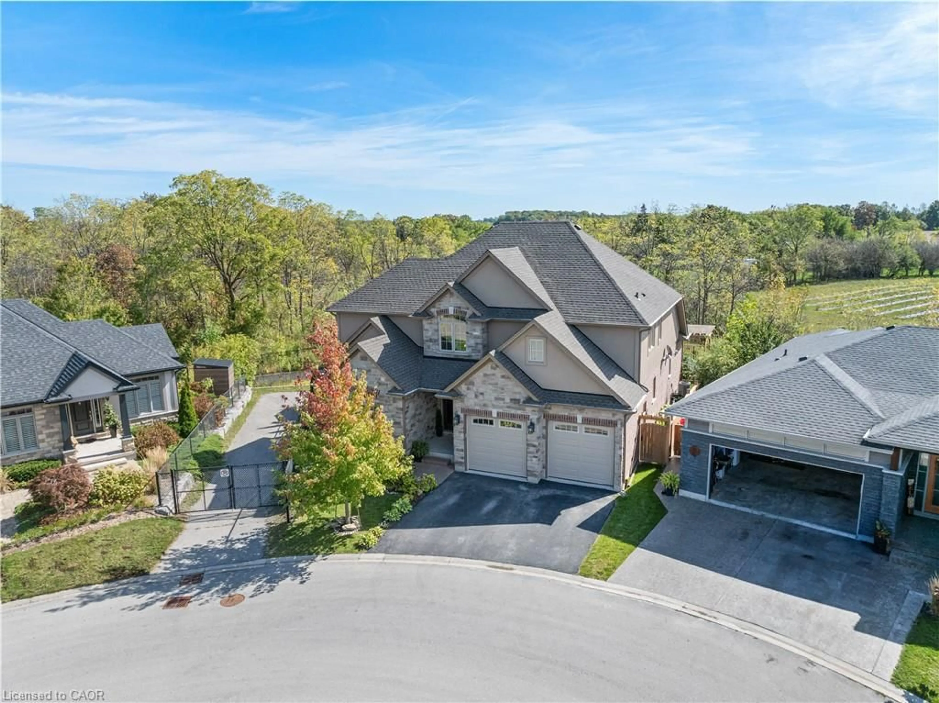 A pic from outside/outdoor area/front of a property/back of a property/a pic from drone, street for 3545 Campden Rd #8, Campden Ontario L0R 1G0