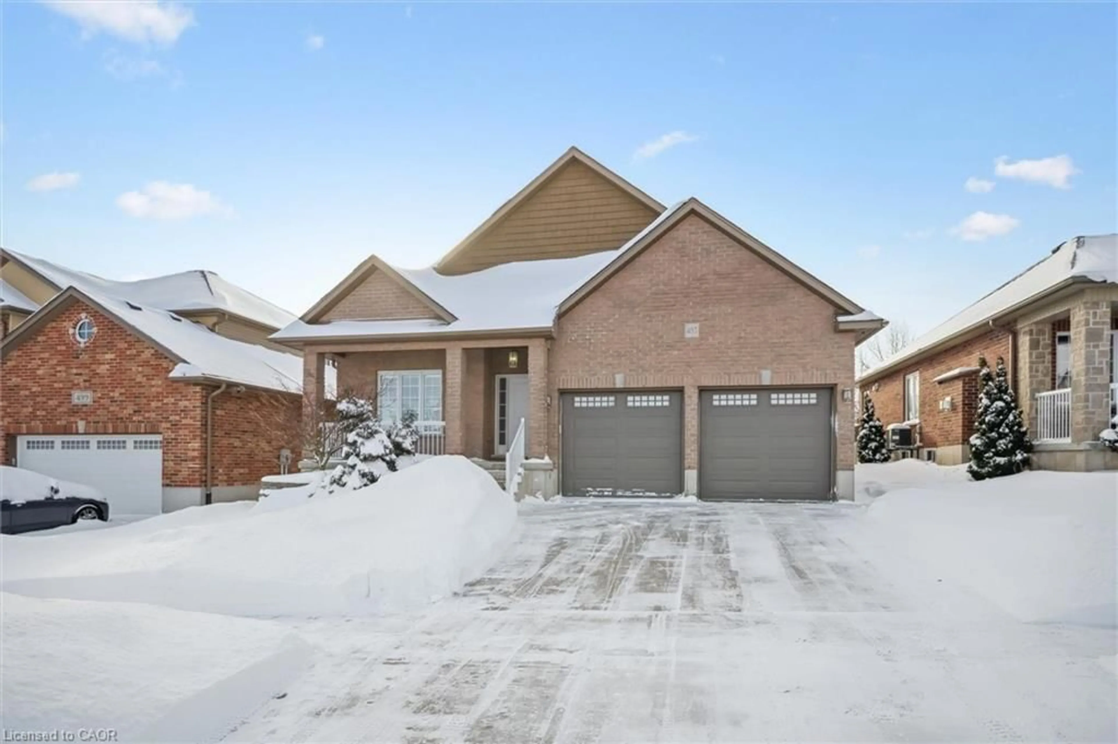 Home with brick exterior material, street for 495 Alan Cres, Woodstock Ontario N4S 0A1
