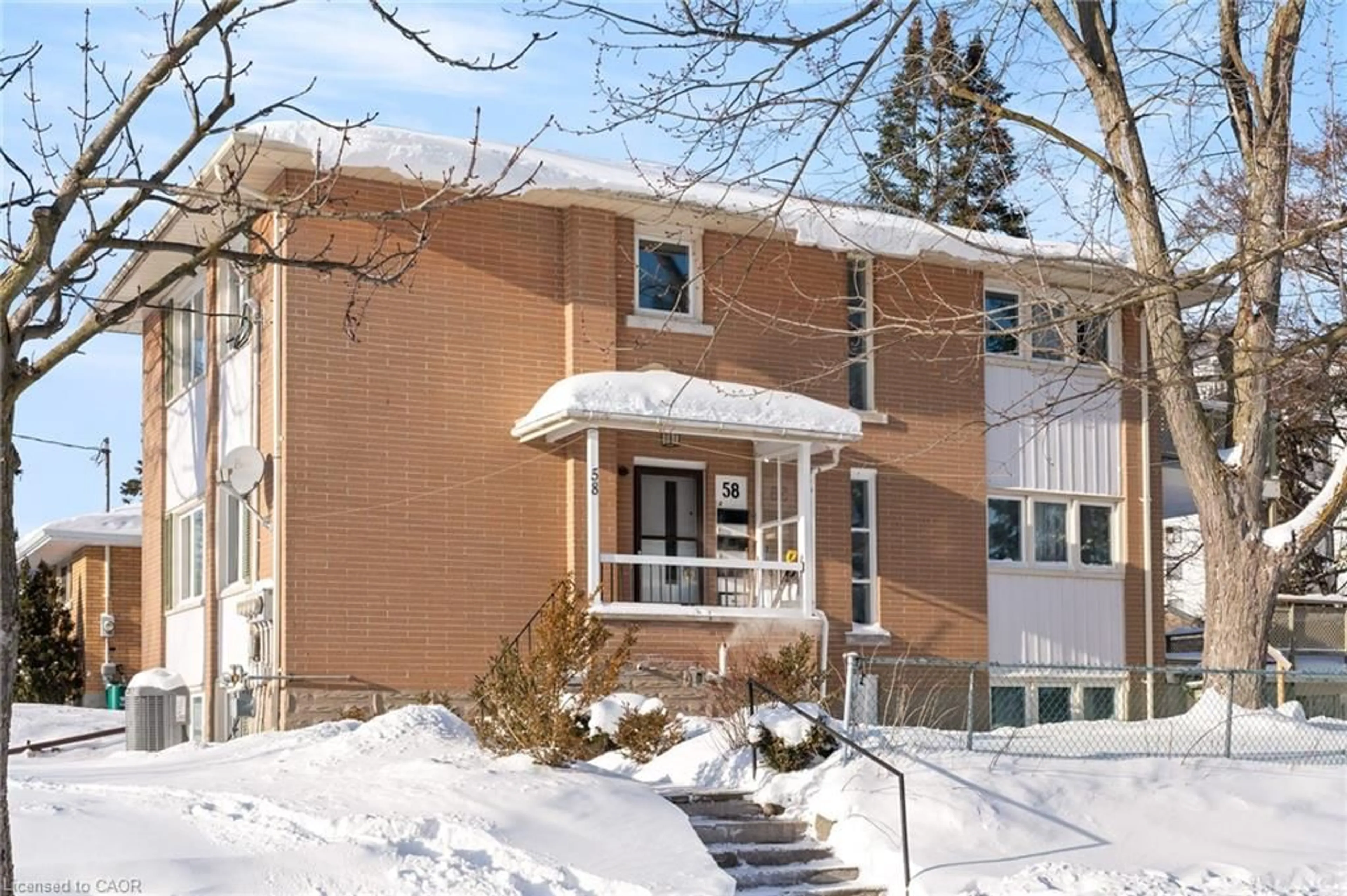 Home with brick exterior material, street for 58 Brandon Ave, Kitchener Ontario N2M 2J3