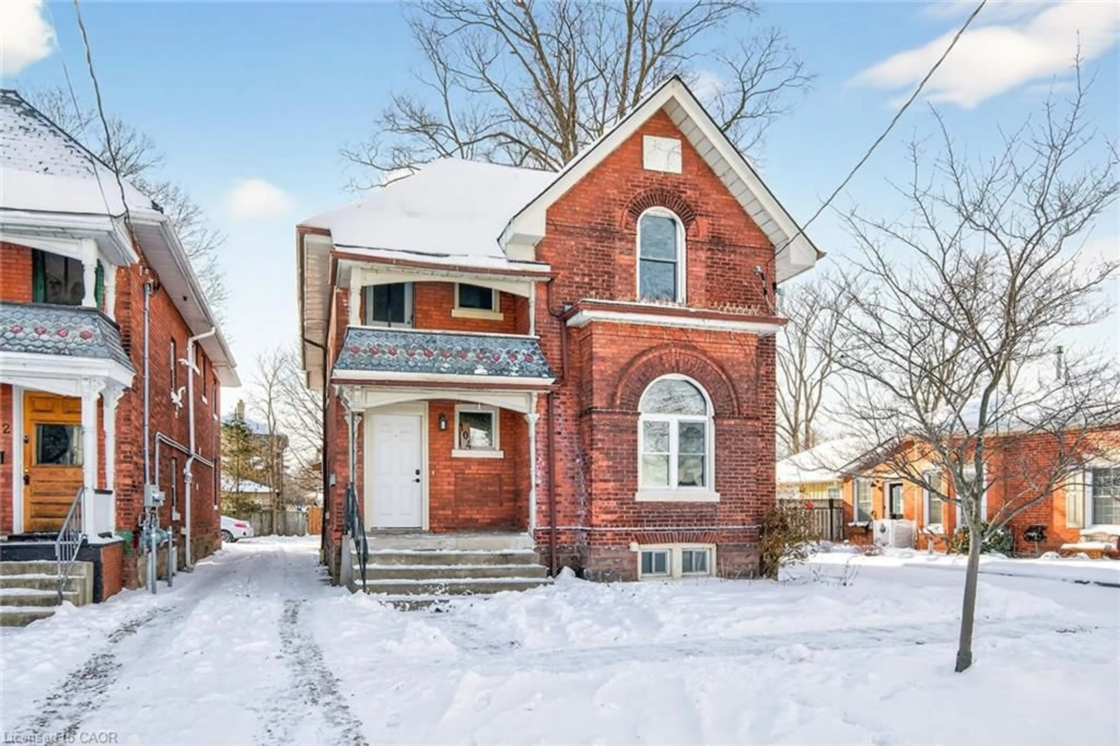 Home with brick exterior material, street for 104 William St, Brantford Ontario N3T 3L1