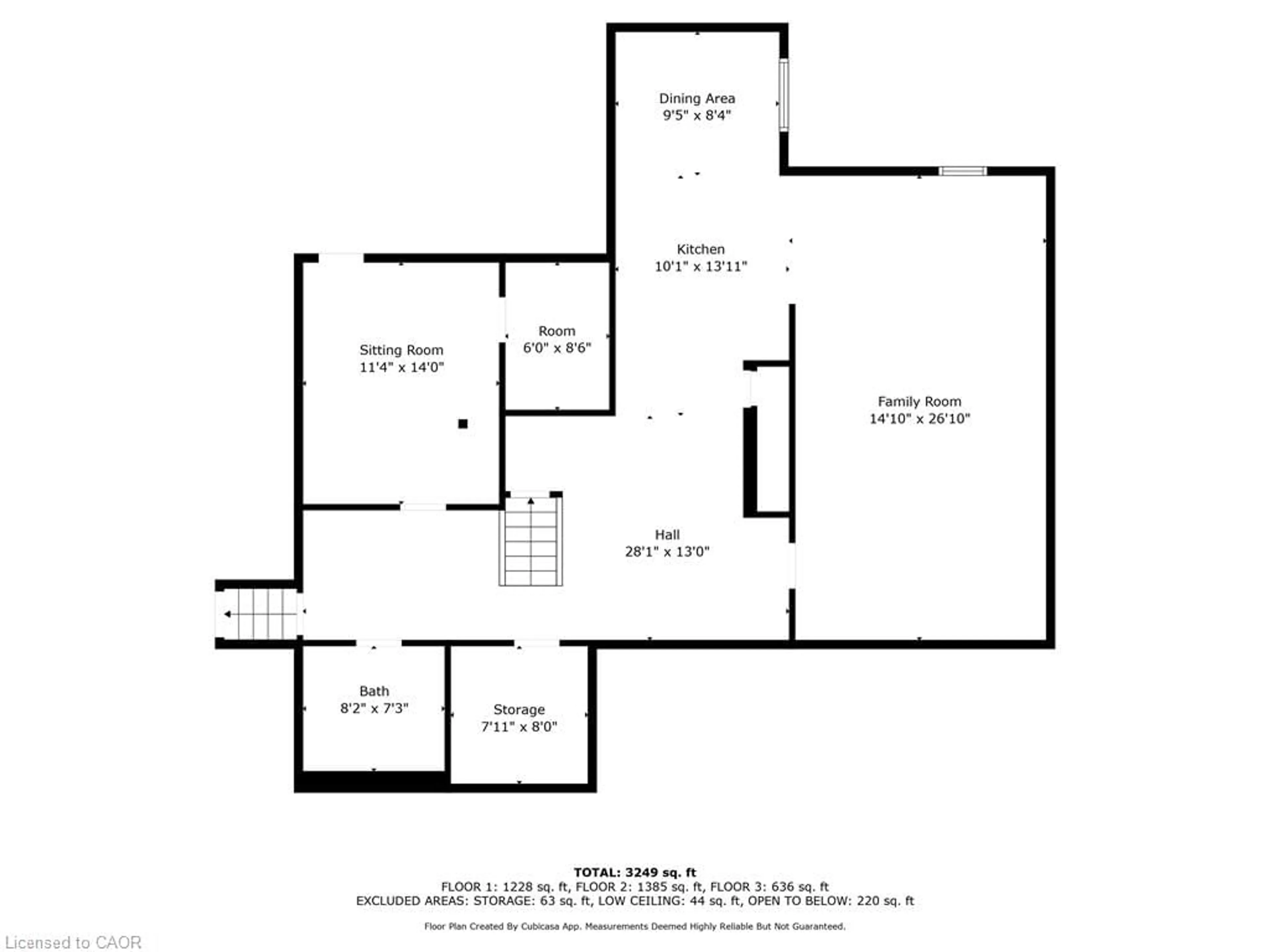 Floor plan for 21 Mcdowell Rd, Langton Ontario N0E 1G0
