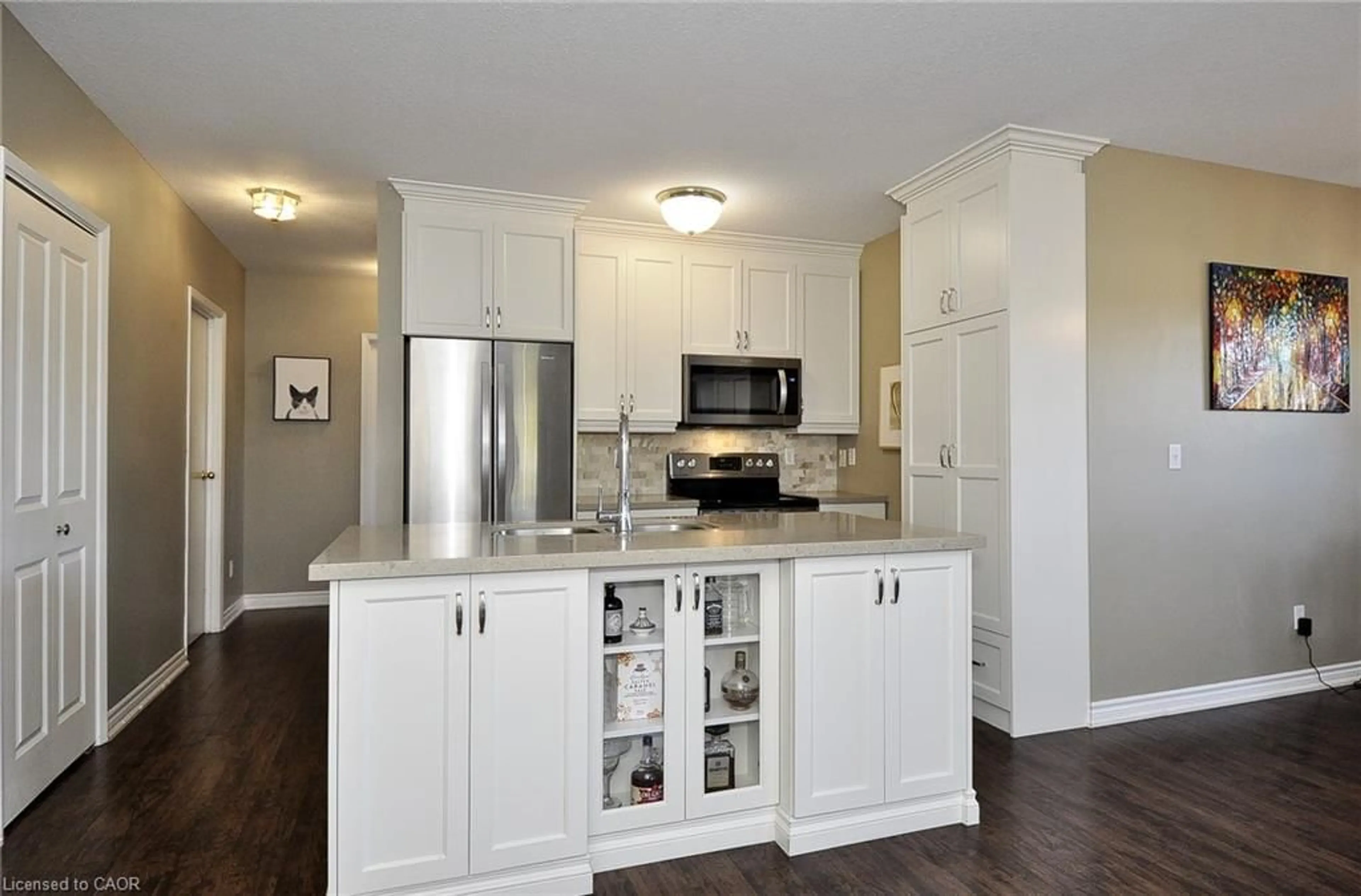Open concept kitchen, unknown for 345 Briarmeadow Dr #302, Kitchener Ontario N2A 4J6