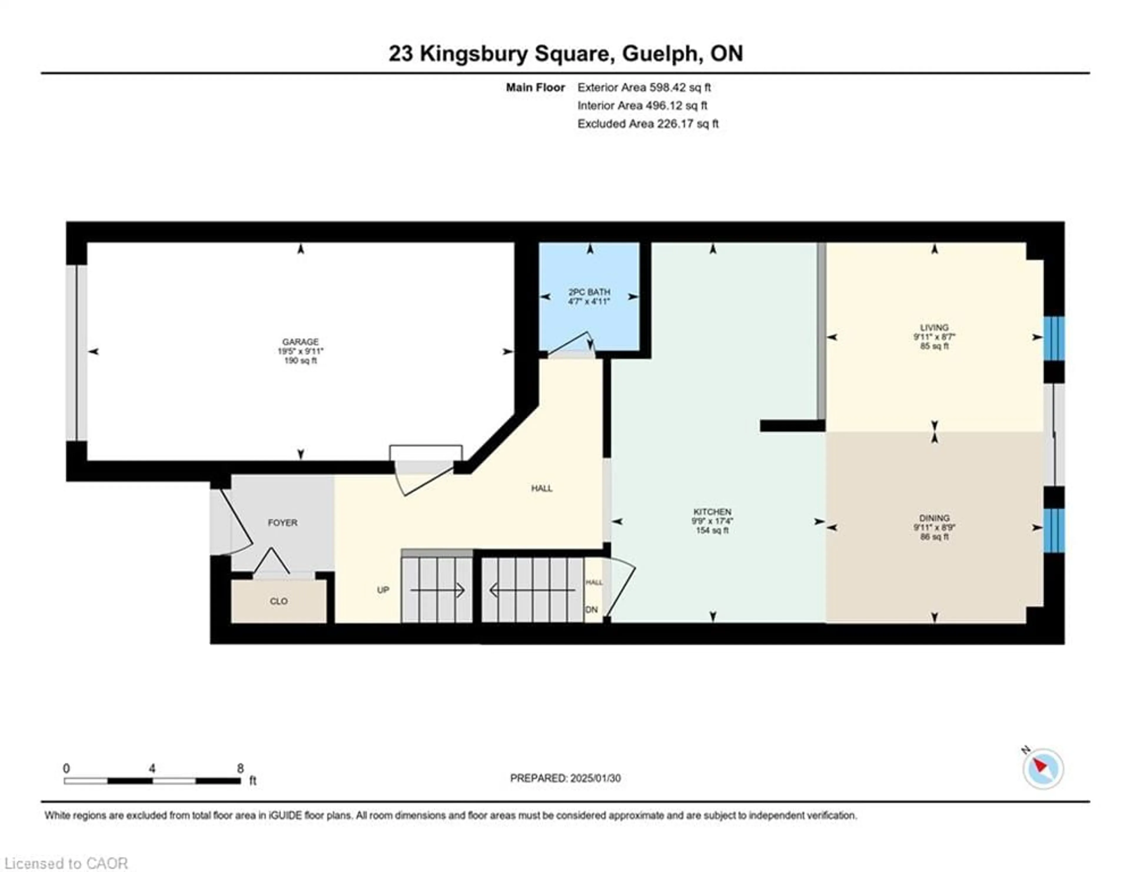 Floor plan for 23 Kingsbury Sq #23, Guelph Ontario N1L 0K6