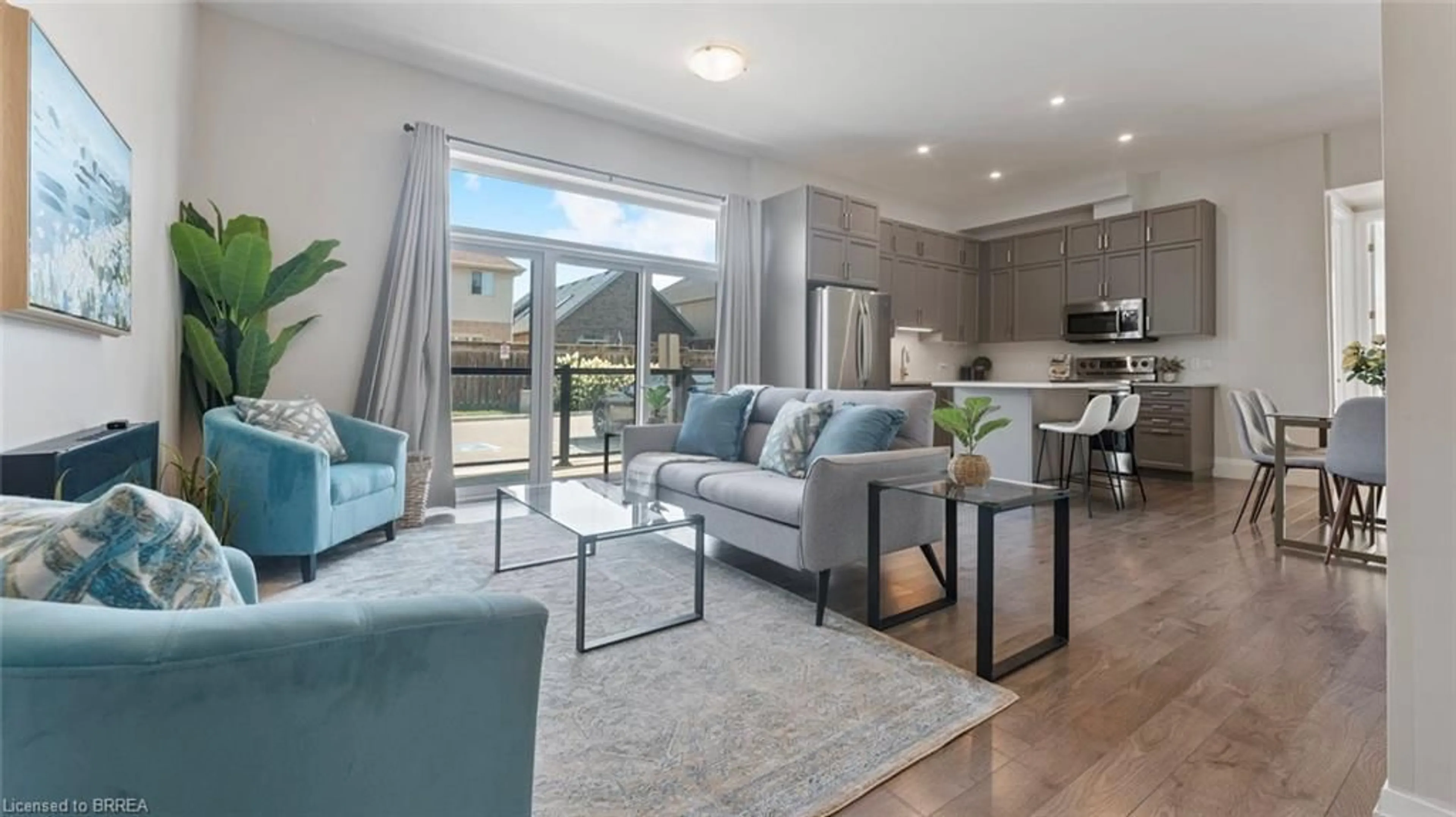 Living room with furniture, unknown for 85 Morrell St #103A, Brantford Ontario N3T 4J6