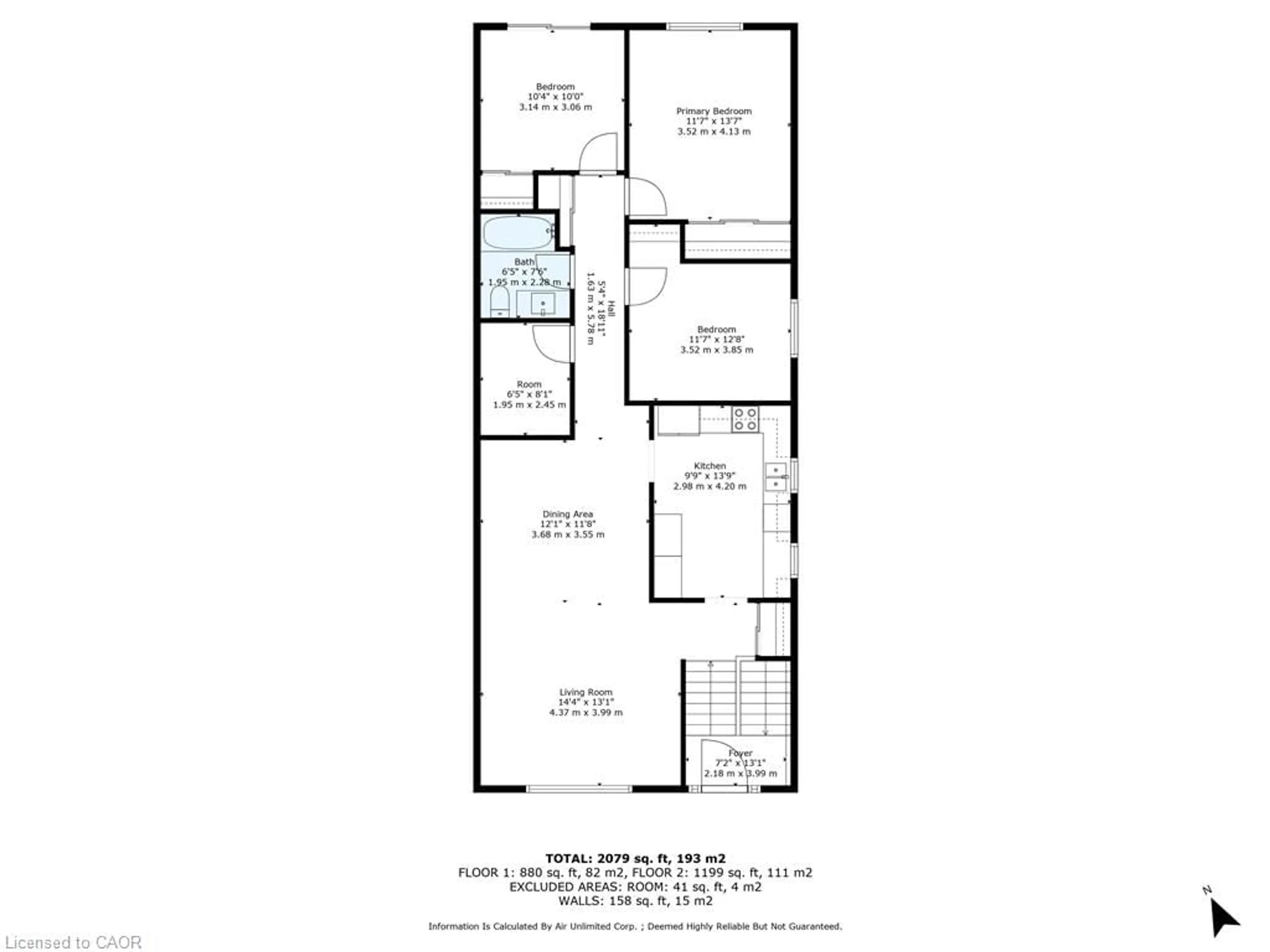 Floor plan for 50 Apache Trail, Toronto Ontario M2H 2H7