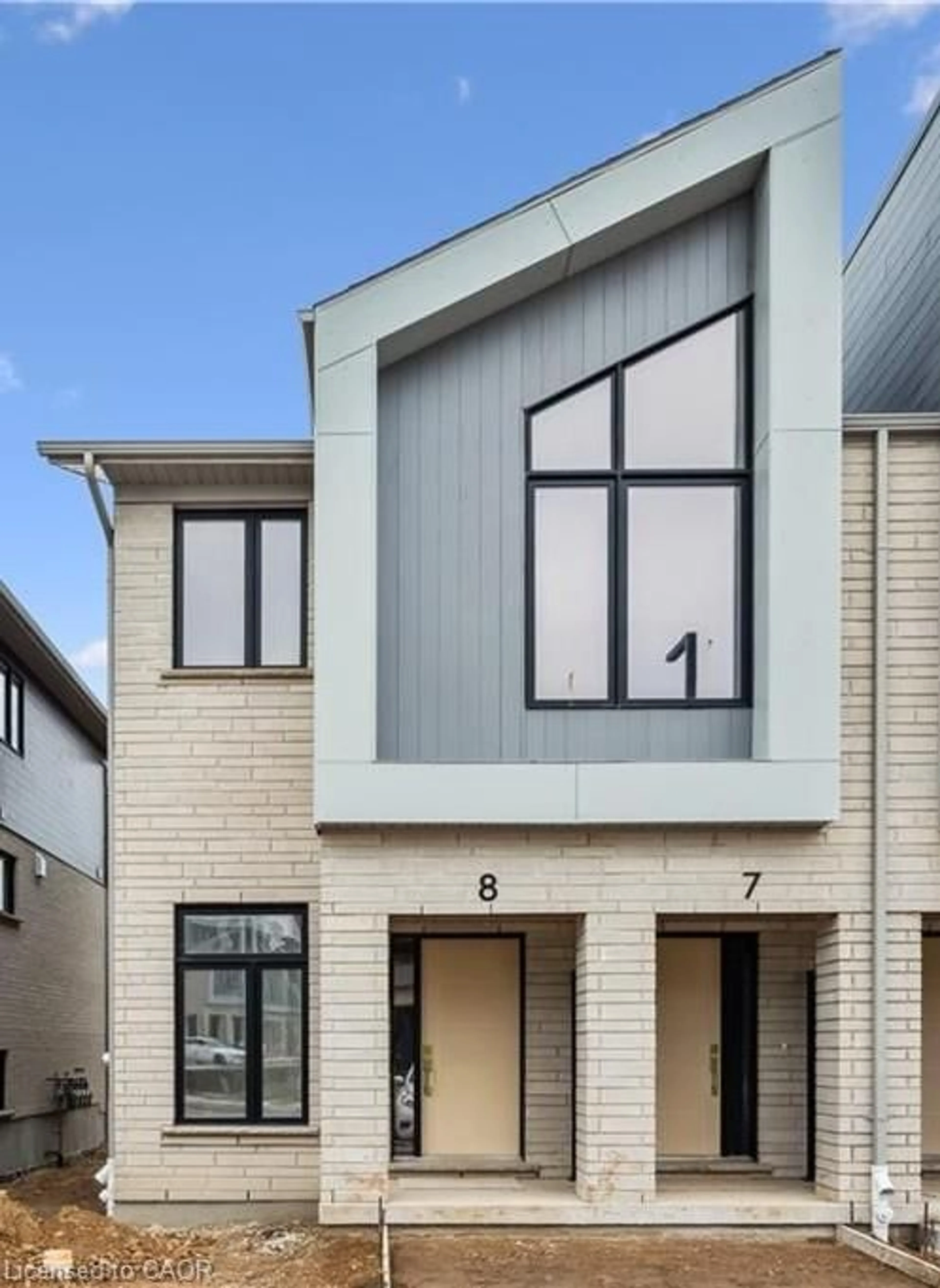 Home with brick exterior material, street for 15 Stauffer Woods Trail #B8, Kitchener Ontario N2P 2P4