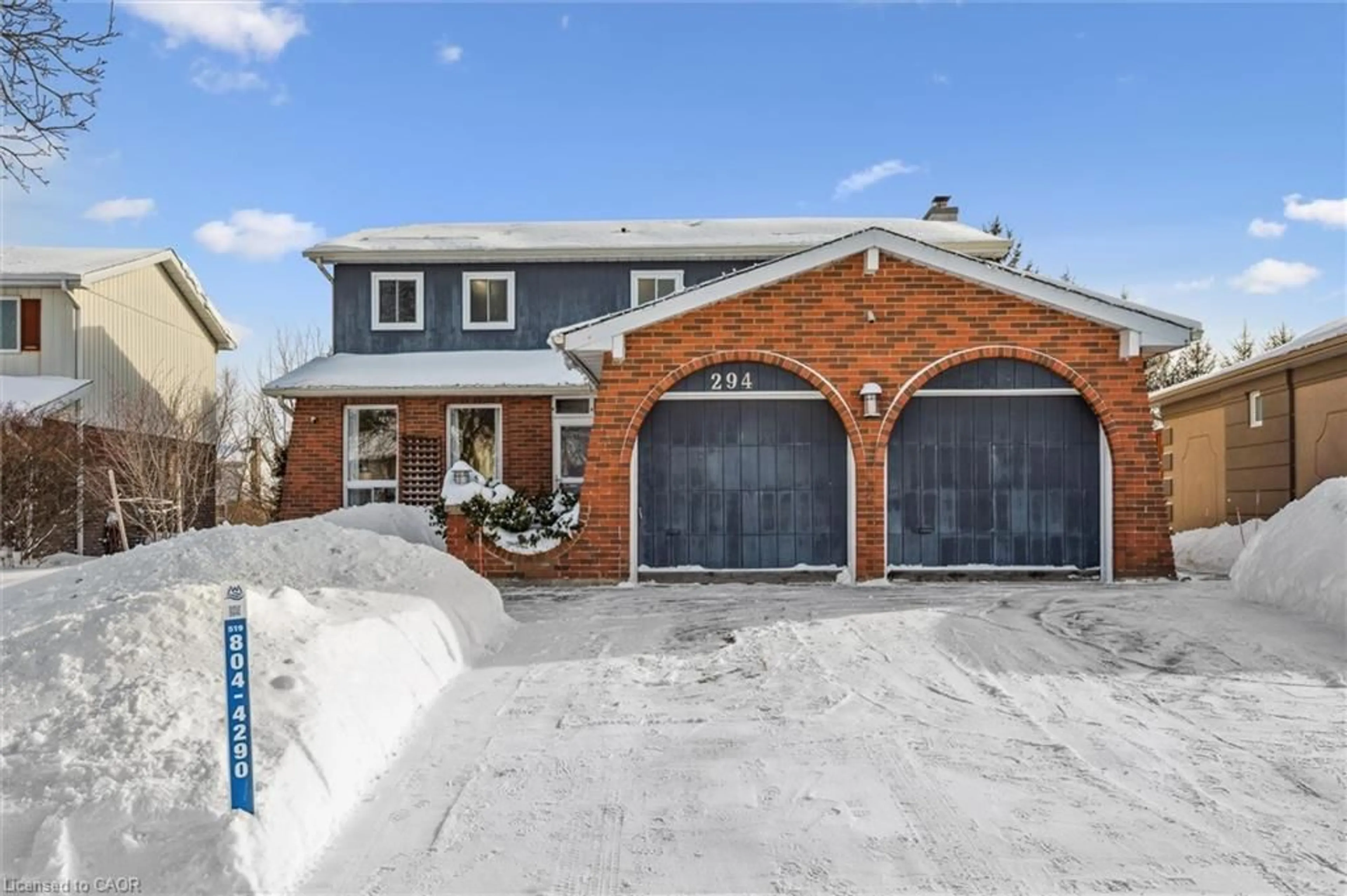 Home with brick exterior material, street for 294 Westheights Dr, Kitchener Ontario N2N 1J9