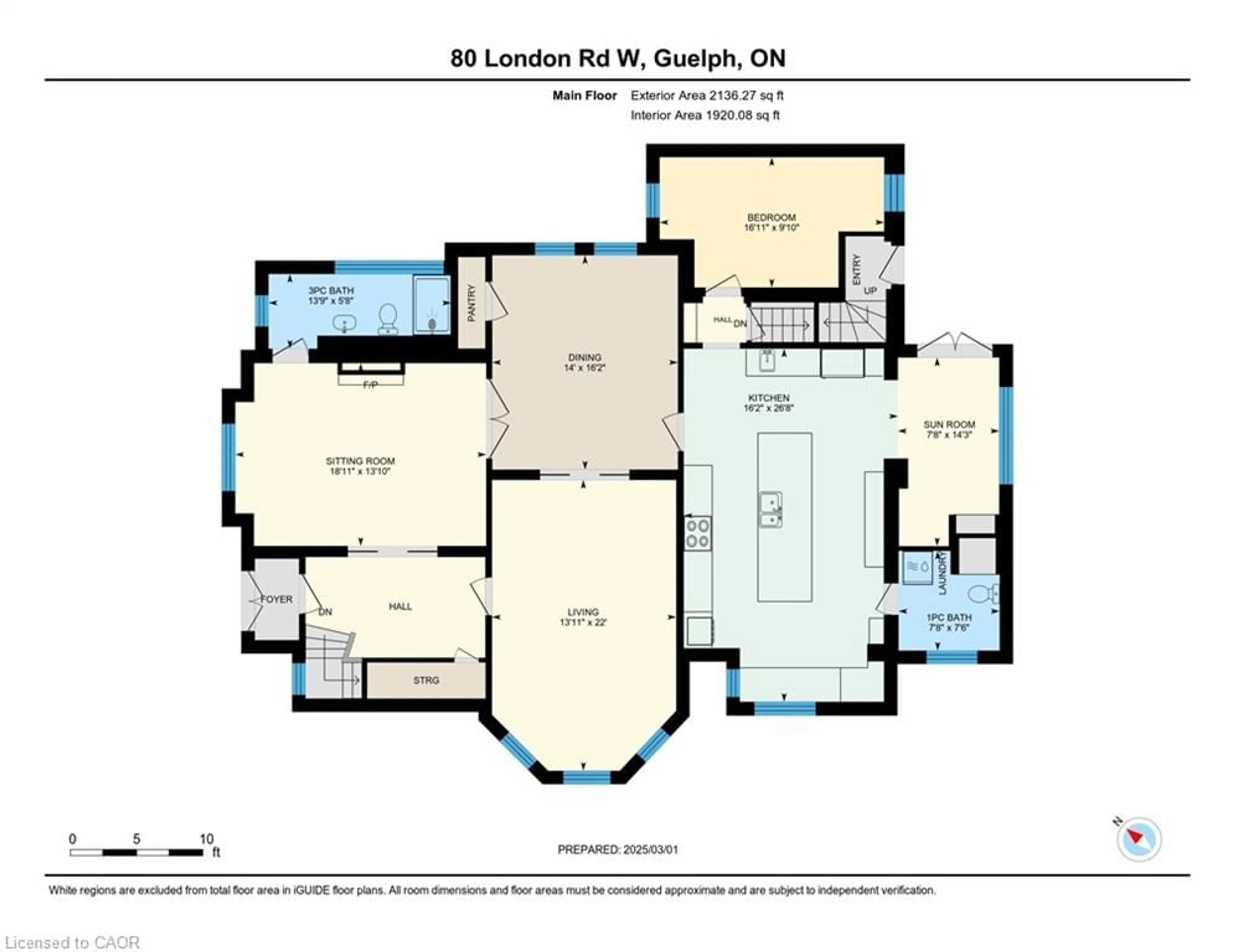 Floor plan for 80 London Rd W Rd, Guelph Ontario N1H 2B7