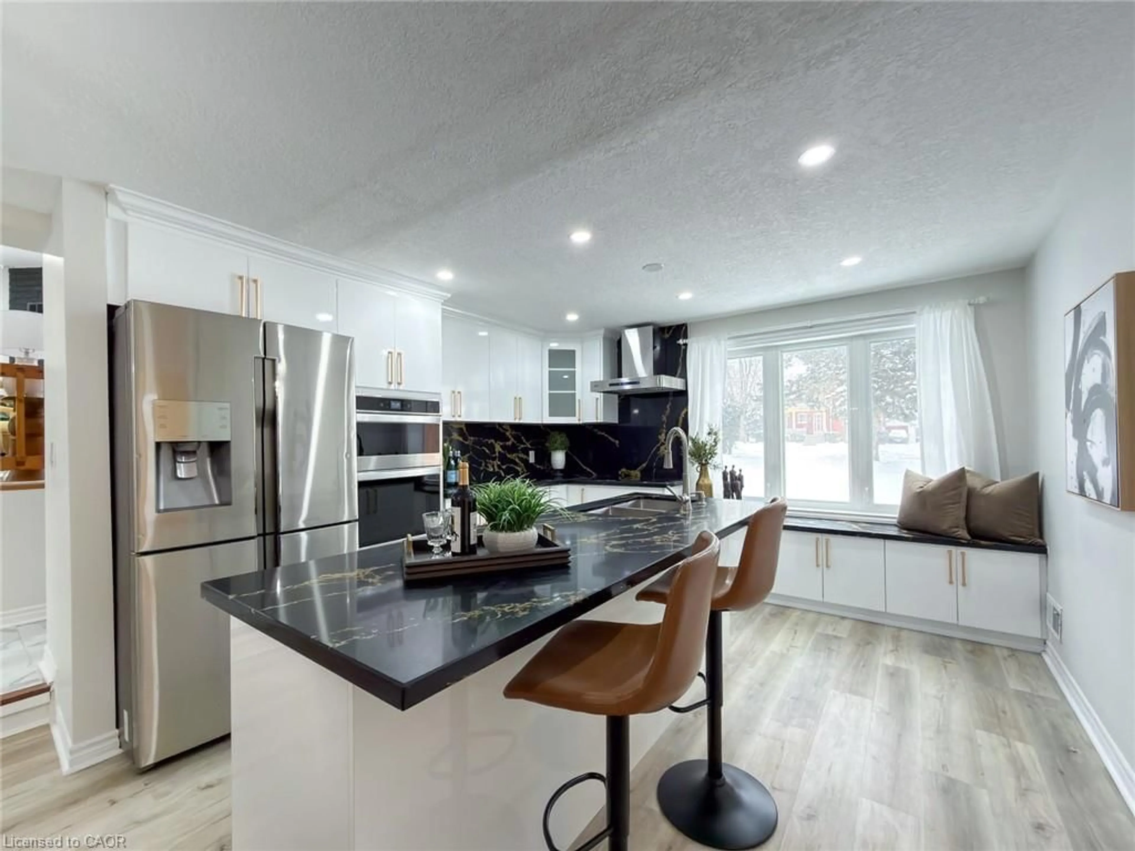 Contemporary kitchen, ceramic/tile floor for 239 Hamilton St, Cambridge Ontario N3H 3C4