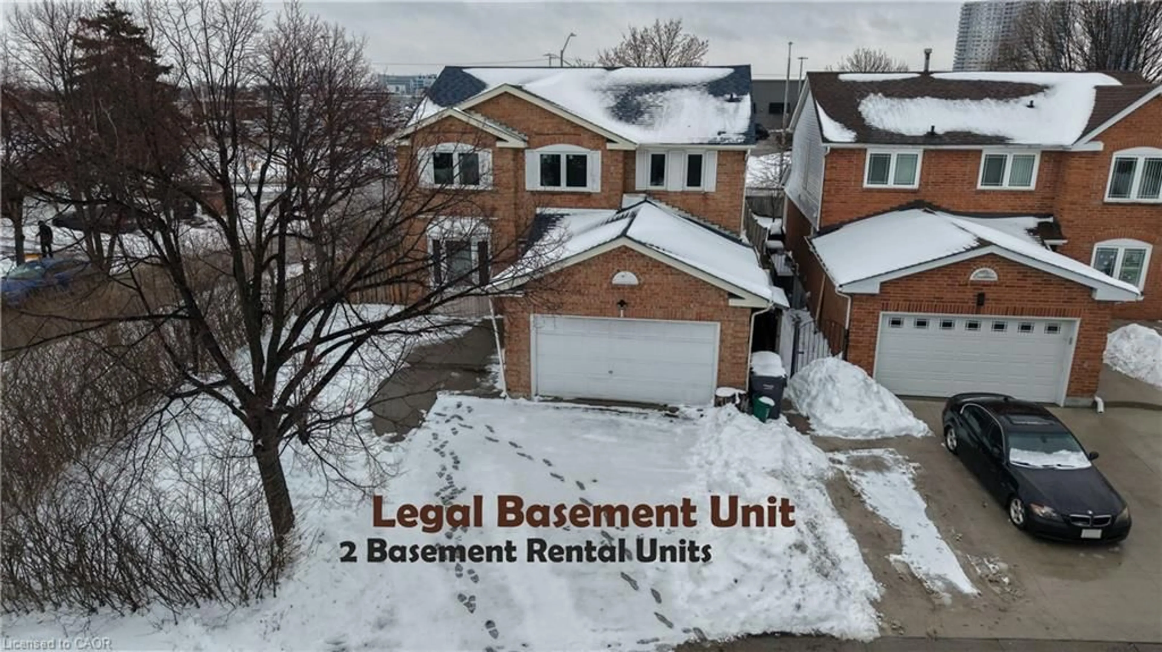 A pic from outside/outdoor area/front of a property/back of a property/a pic from drone, street for 1 Donaldson Dr, Brampton Ontario L6Y 3G7