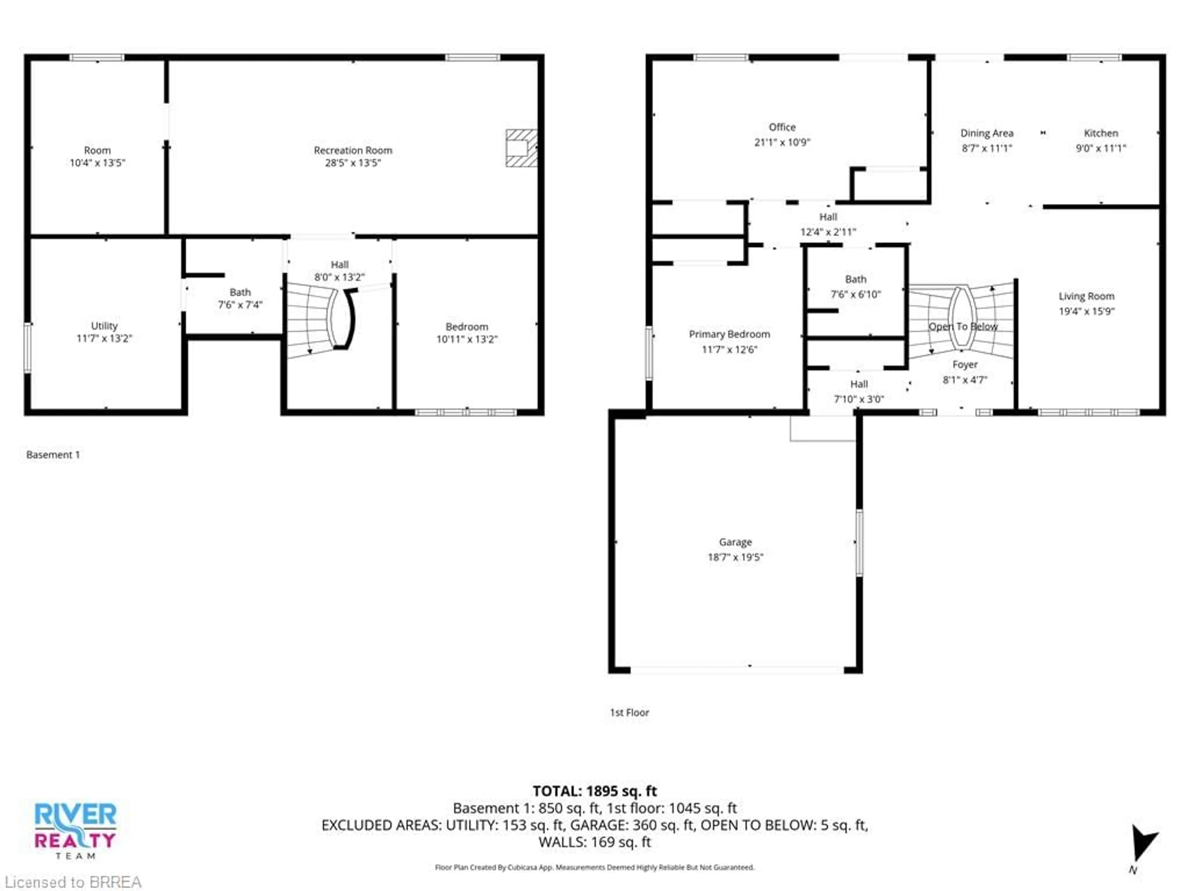 Floor plan for 126 Aspen St, Paris Ontario N3L 4A7