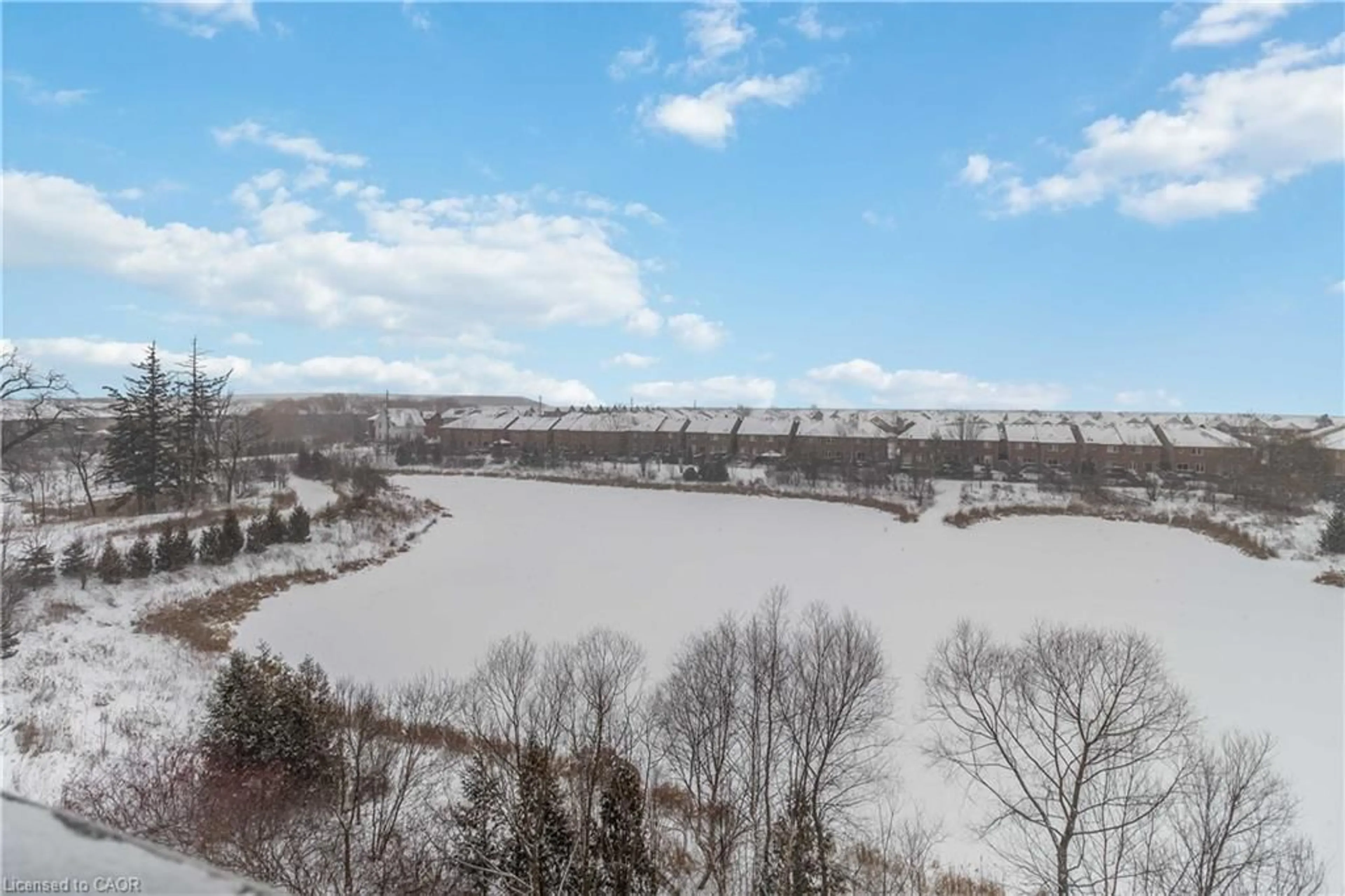 A pic from outside/outdoor area/front of a property/back of a property/a pic from drone, water/lake/river/ocean view for 640 Sauve St #421, Milton Ontario L9T 9A7