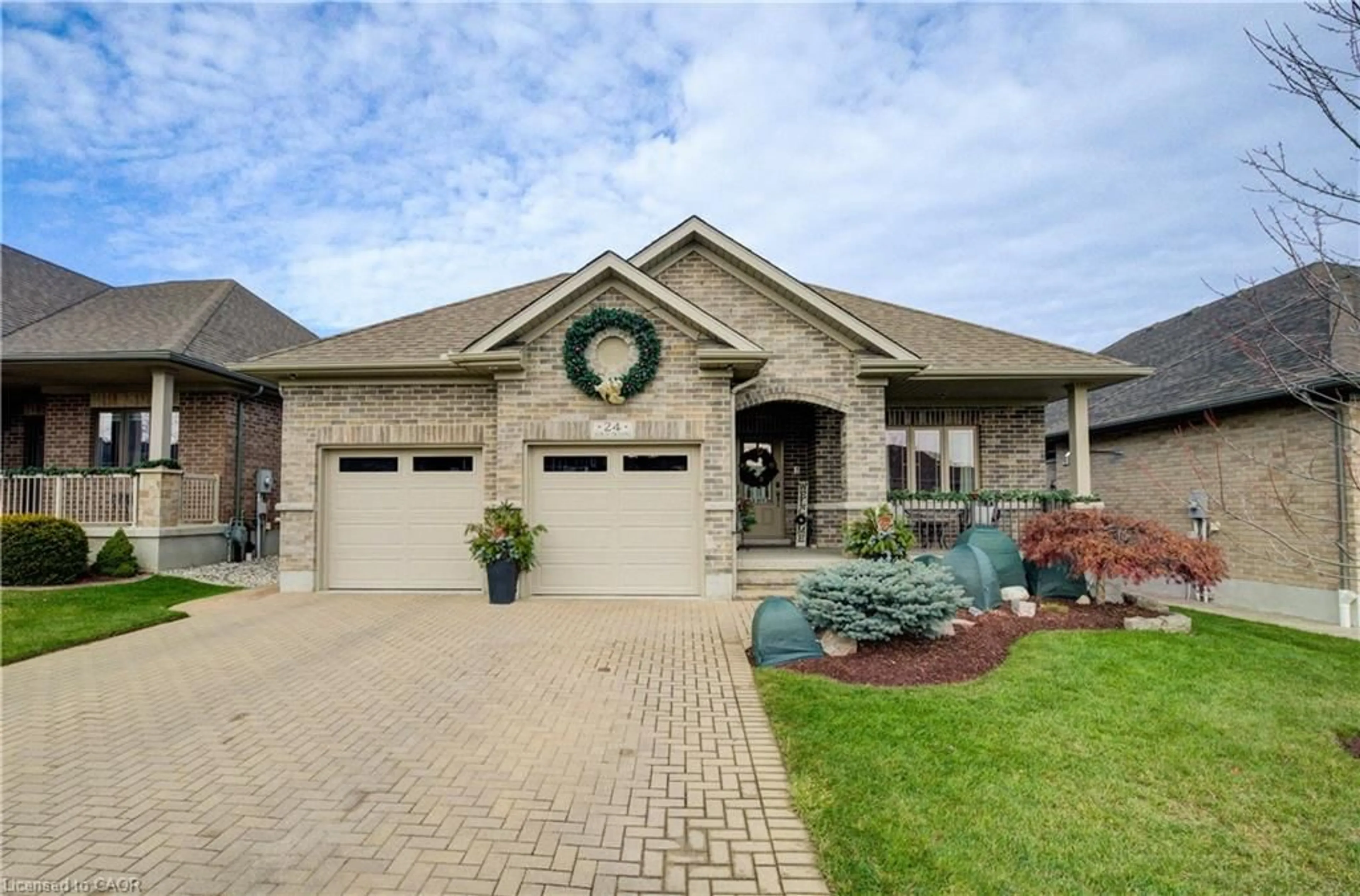 Home with brick exterior material, street for 24 Dublin Cross, New Hamburg Ontario N3A 0C9