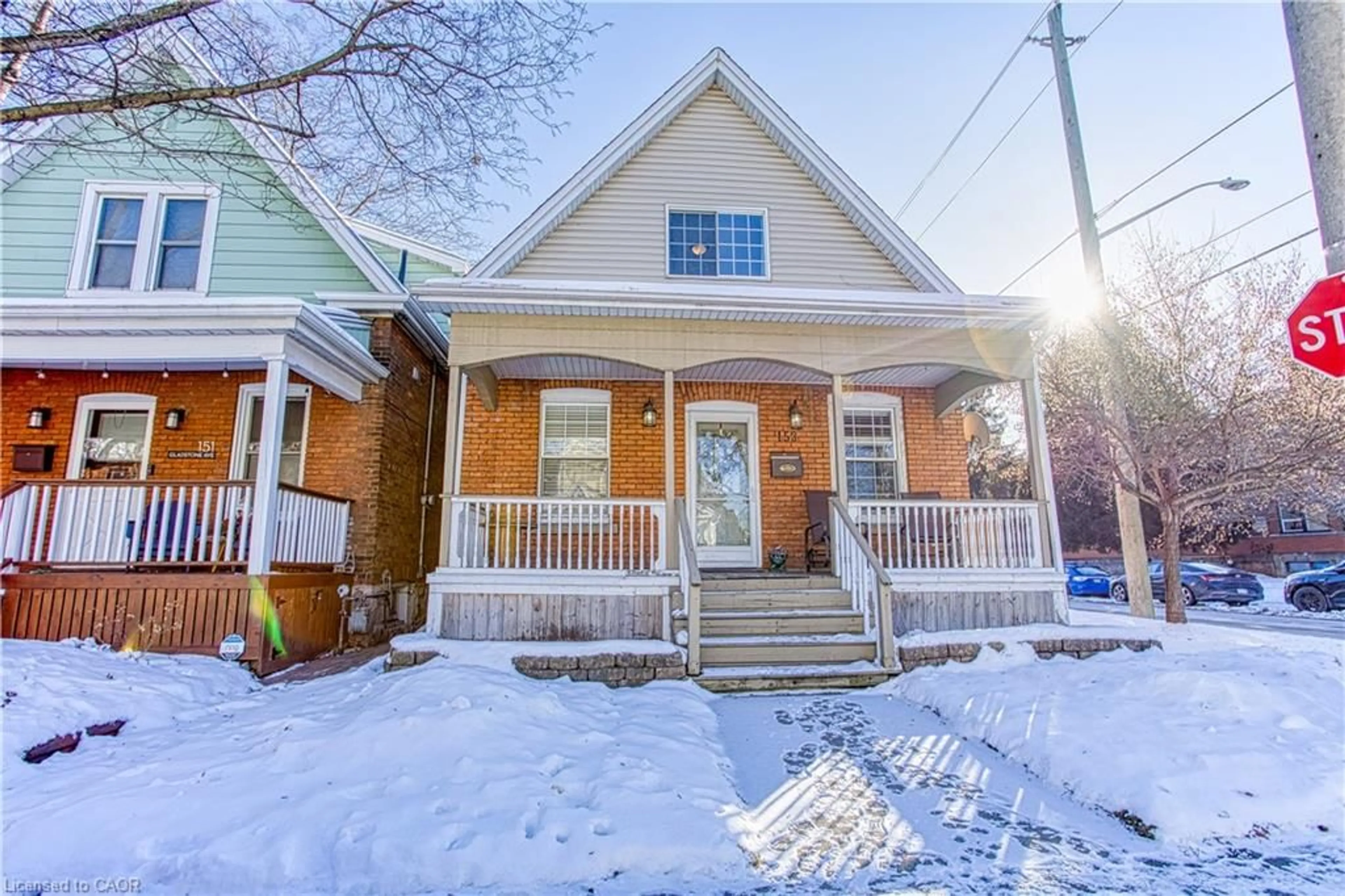 Home with brick exterior material, street for 153 Gladstone Ave, Hamilton Ontario L8M 2H8