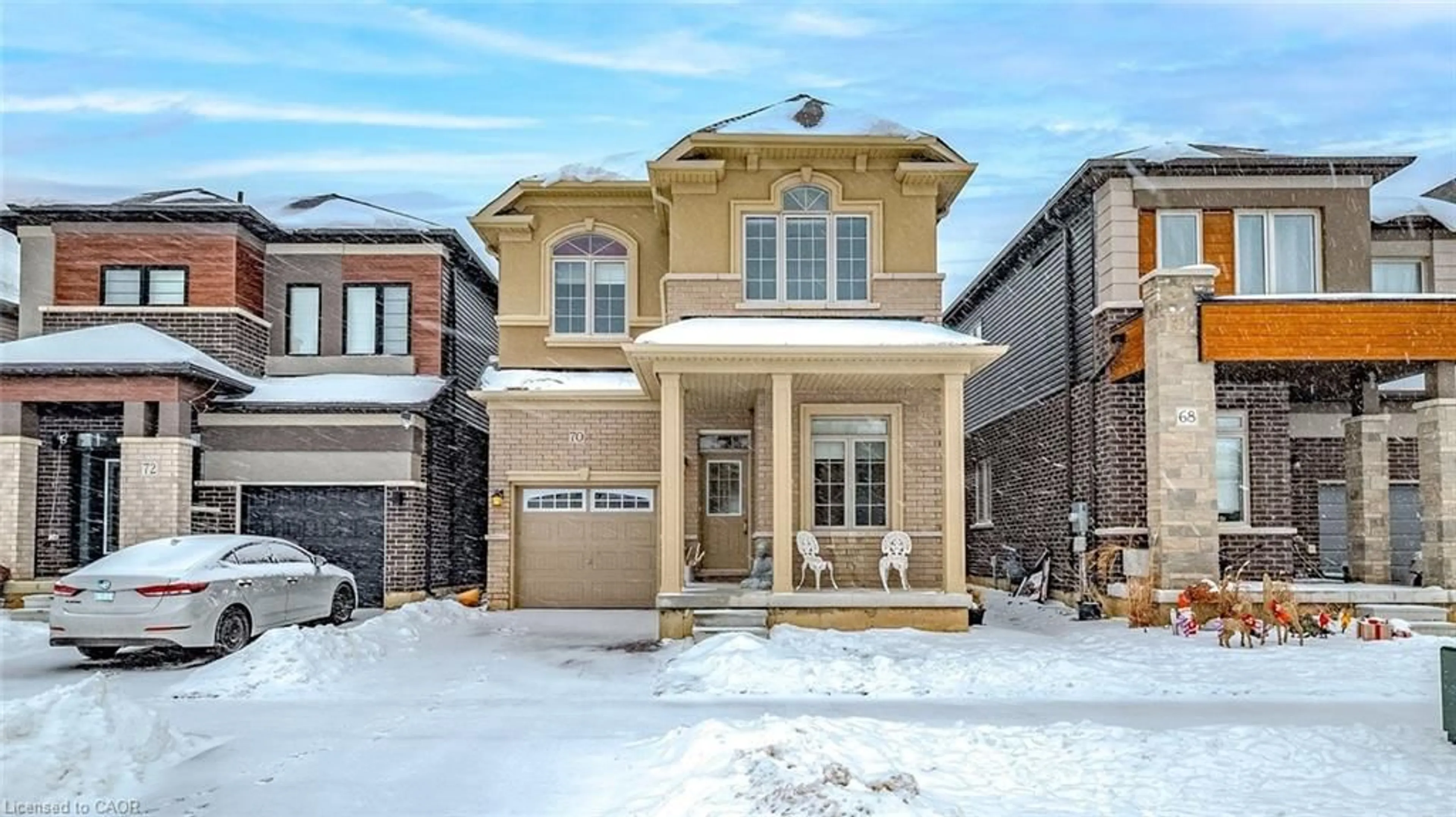 Home with brick exterior material, street for 70 Stauffer Rd, Brantford Ontario N3V 0B4