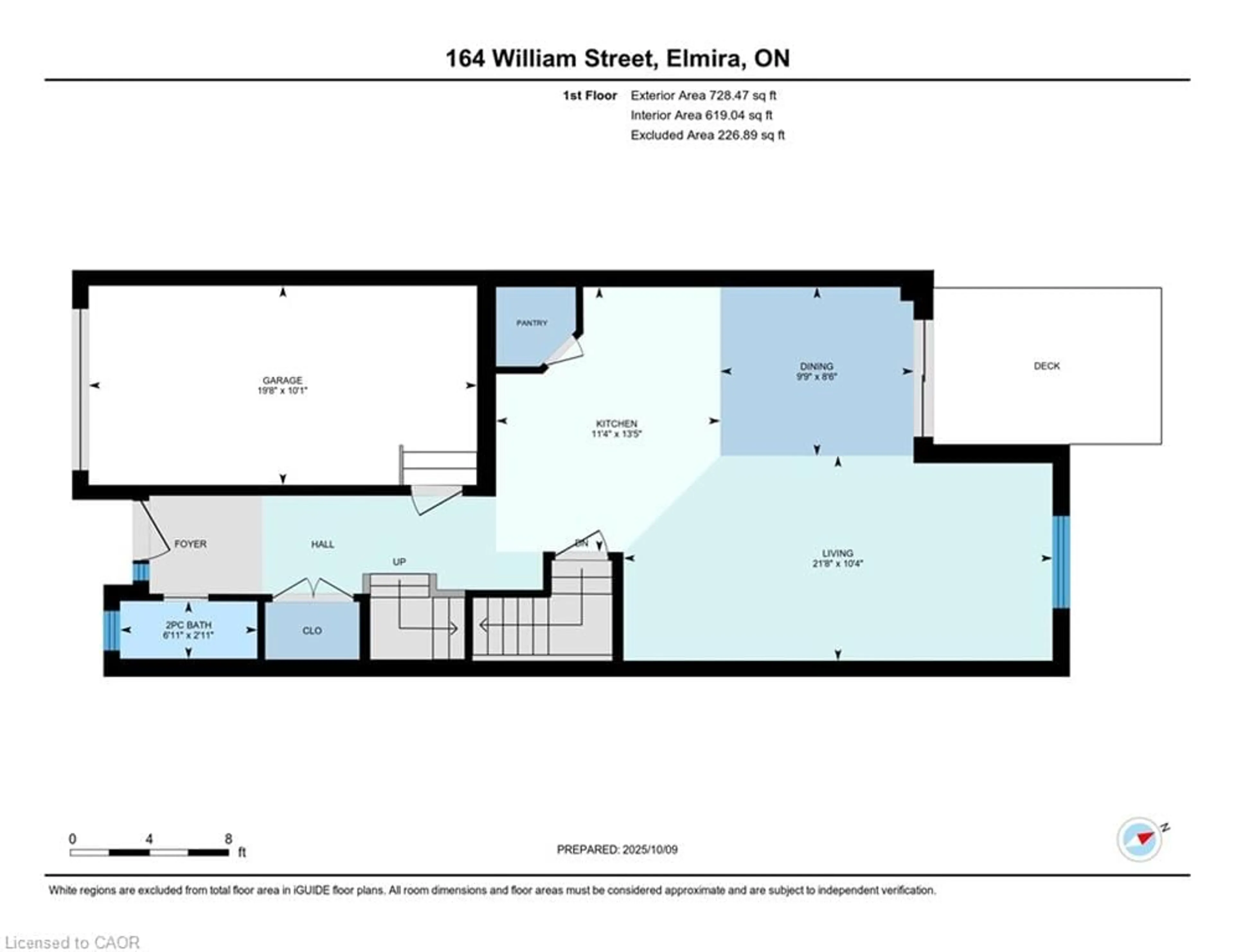 Floor plan for 164 William St, Elmira Ontario N3B 0C2