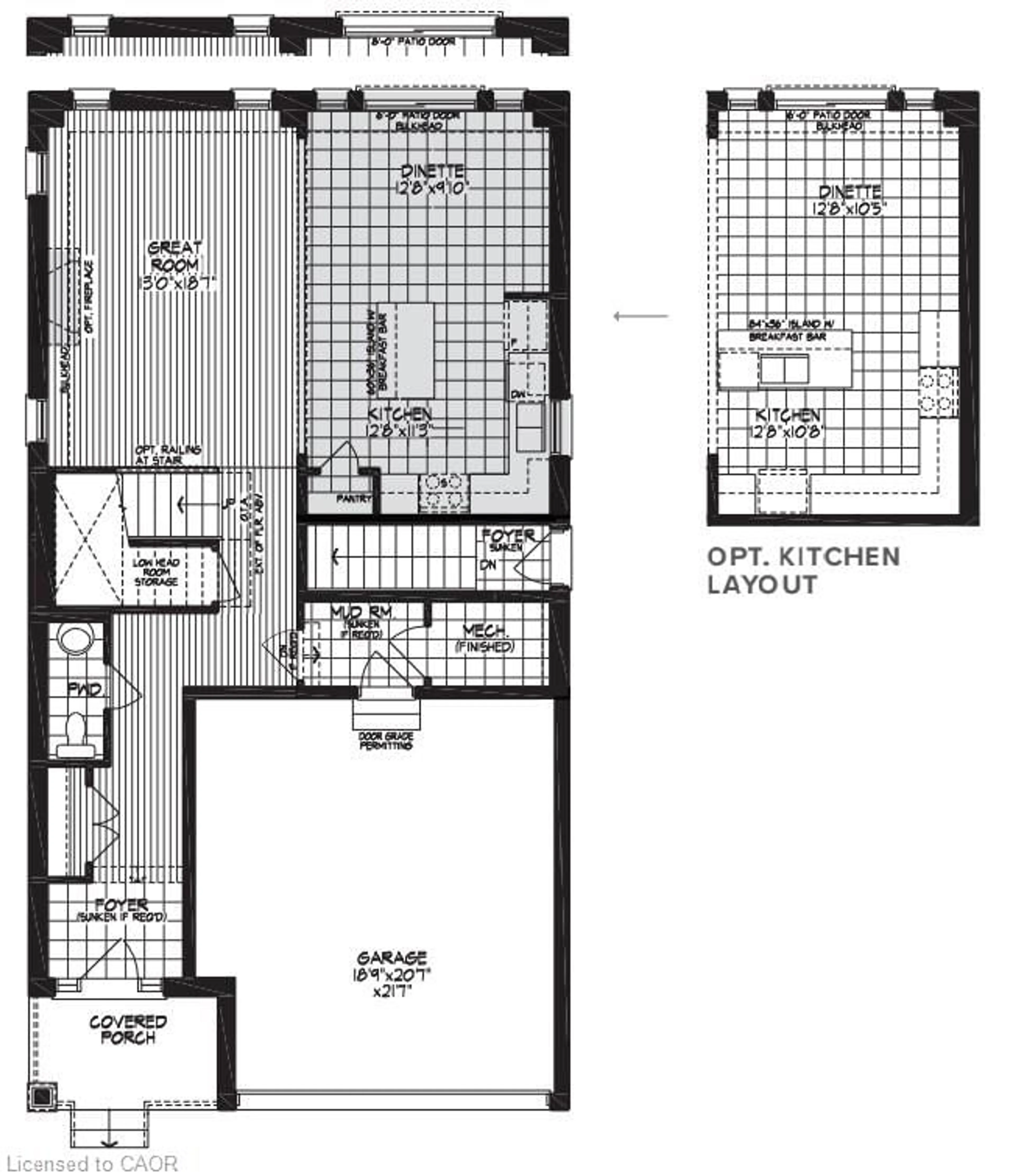 Floor plan for LOT 0225 Dominique St, Kitchener Ontario N2E 0J9