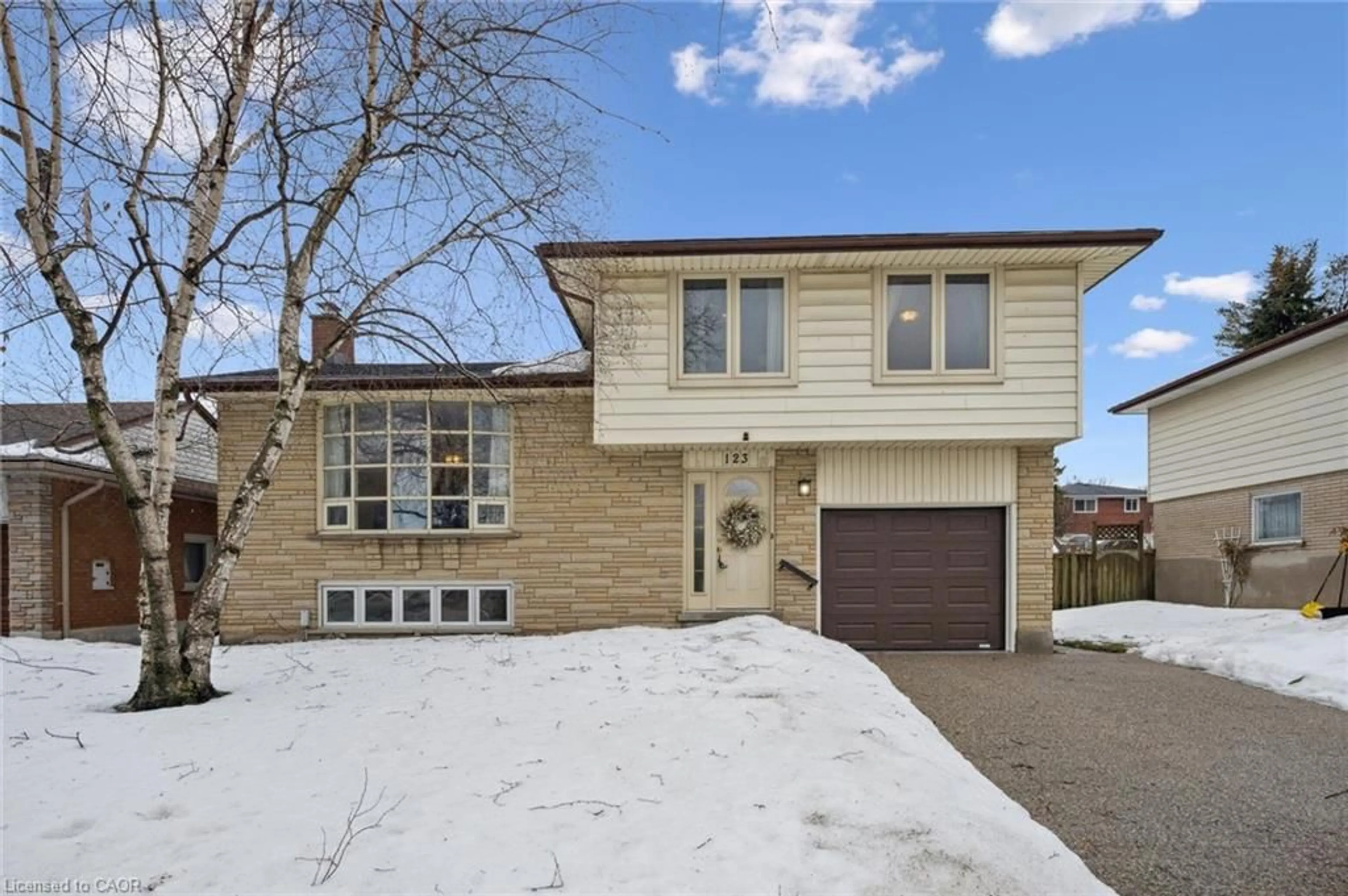 Home with brick exterior material, street for 123 Lorraine Ave, Kitchener Ontario N2B 2N1