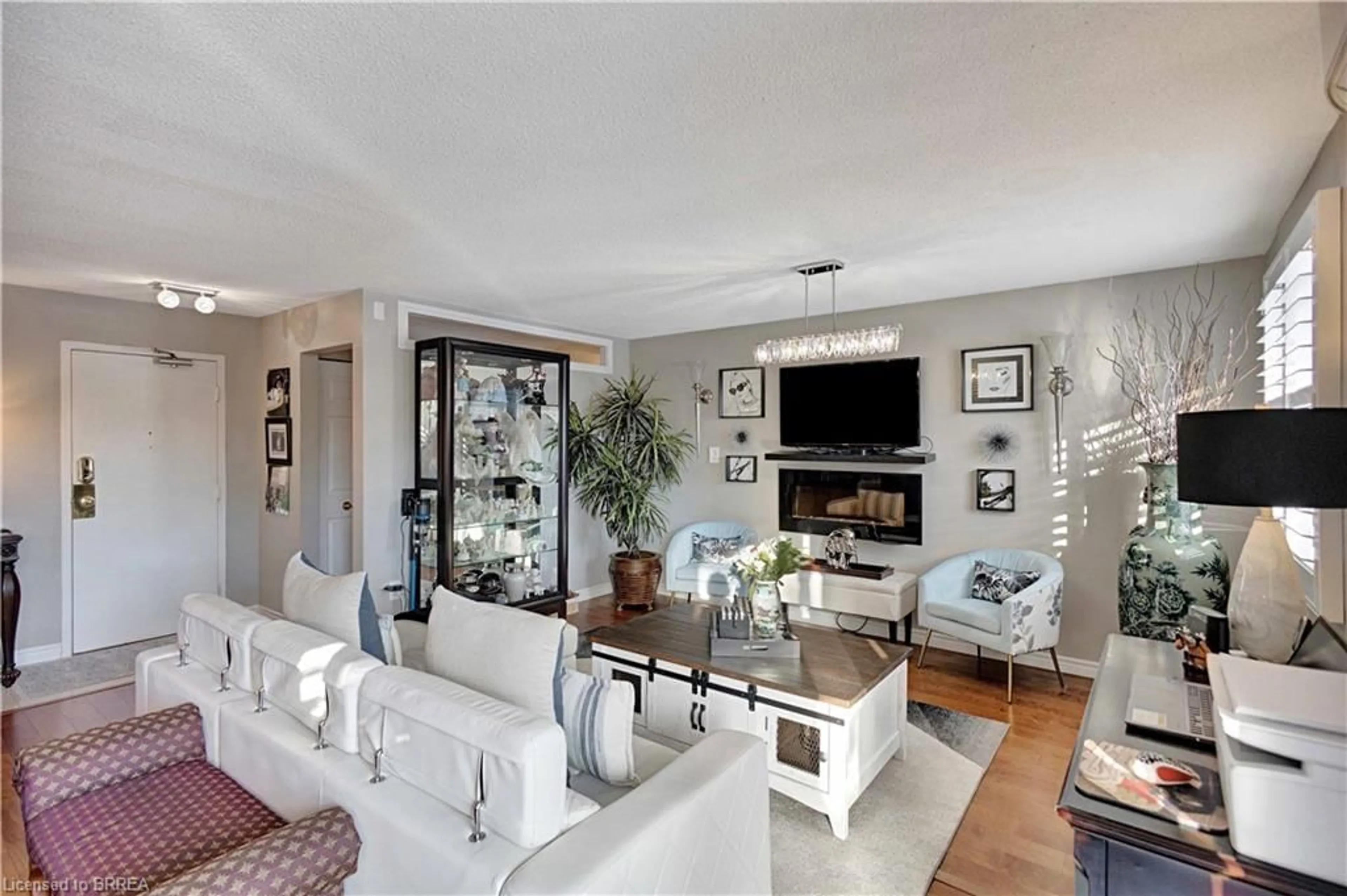 Living room with furniture, unknown for 793 Colborne St #212, Brantford Ontario N3S 7J3