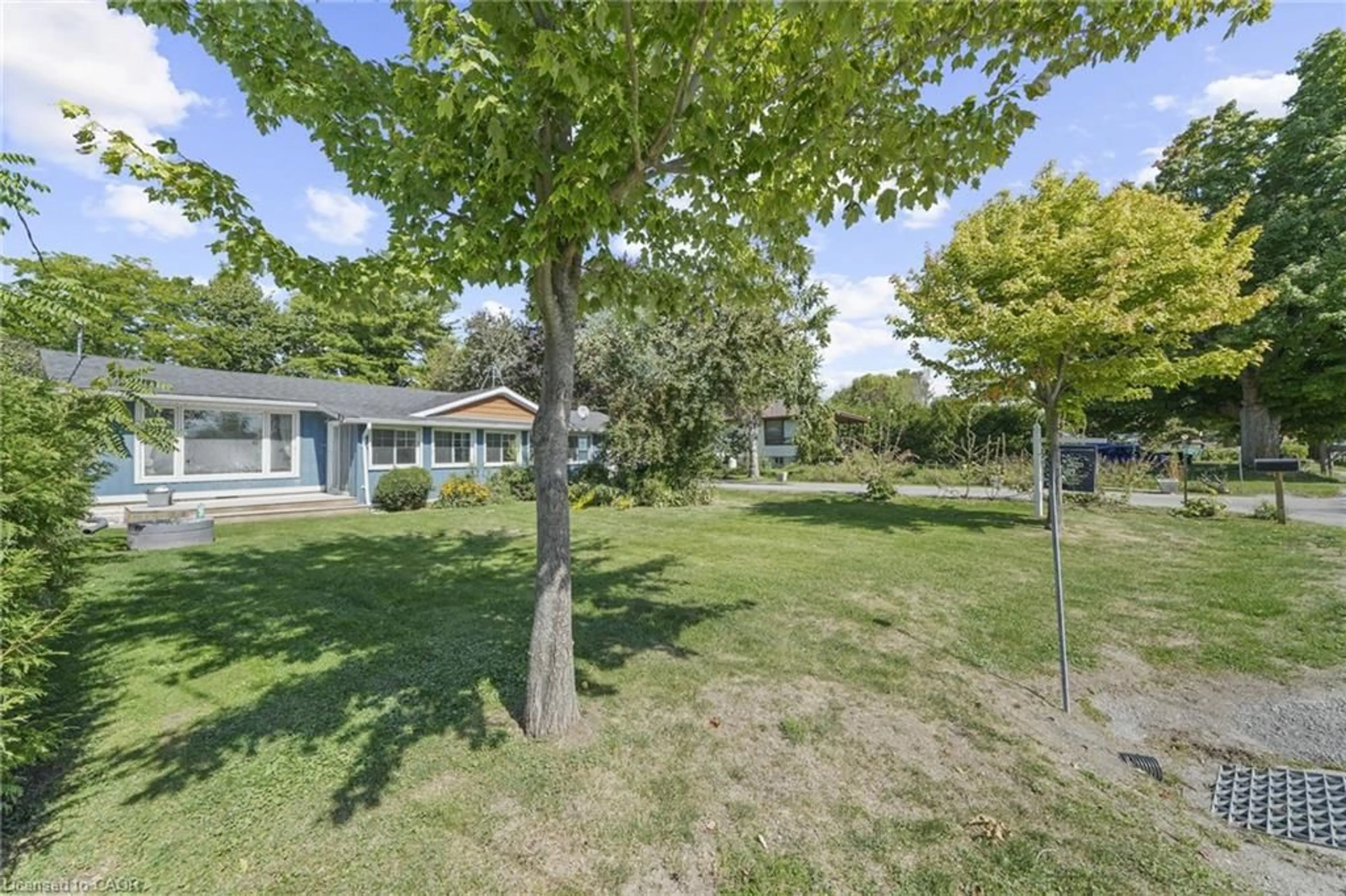 A pic from outside/outdoor area/front of a property/back of a property/a pic from drone, street for 1297 Ramara Road 47, Ramara Ontario L0K 1B0