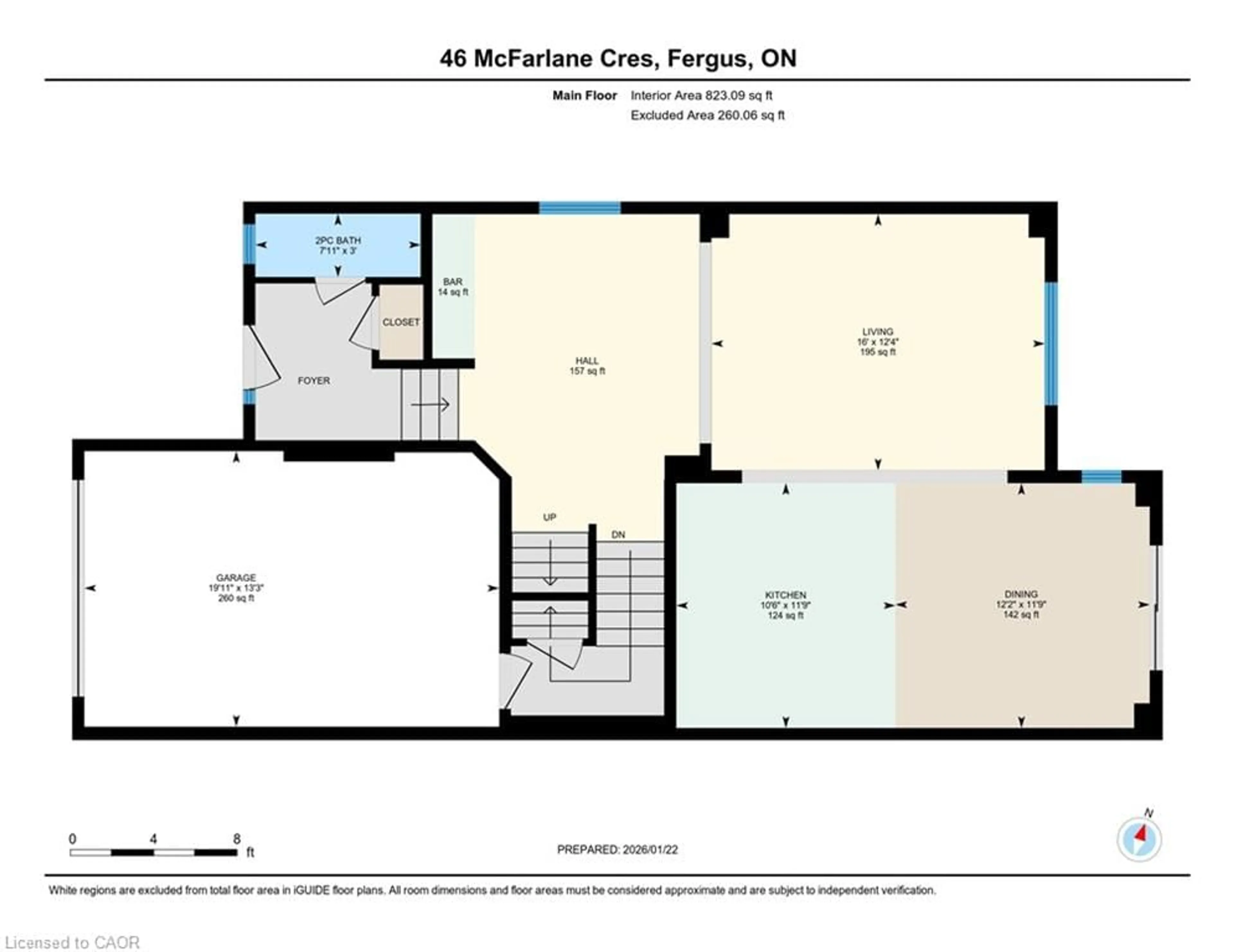 Floor plan for 46 Mcfarlane Cres, Fergus Ontario N1M 0G3