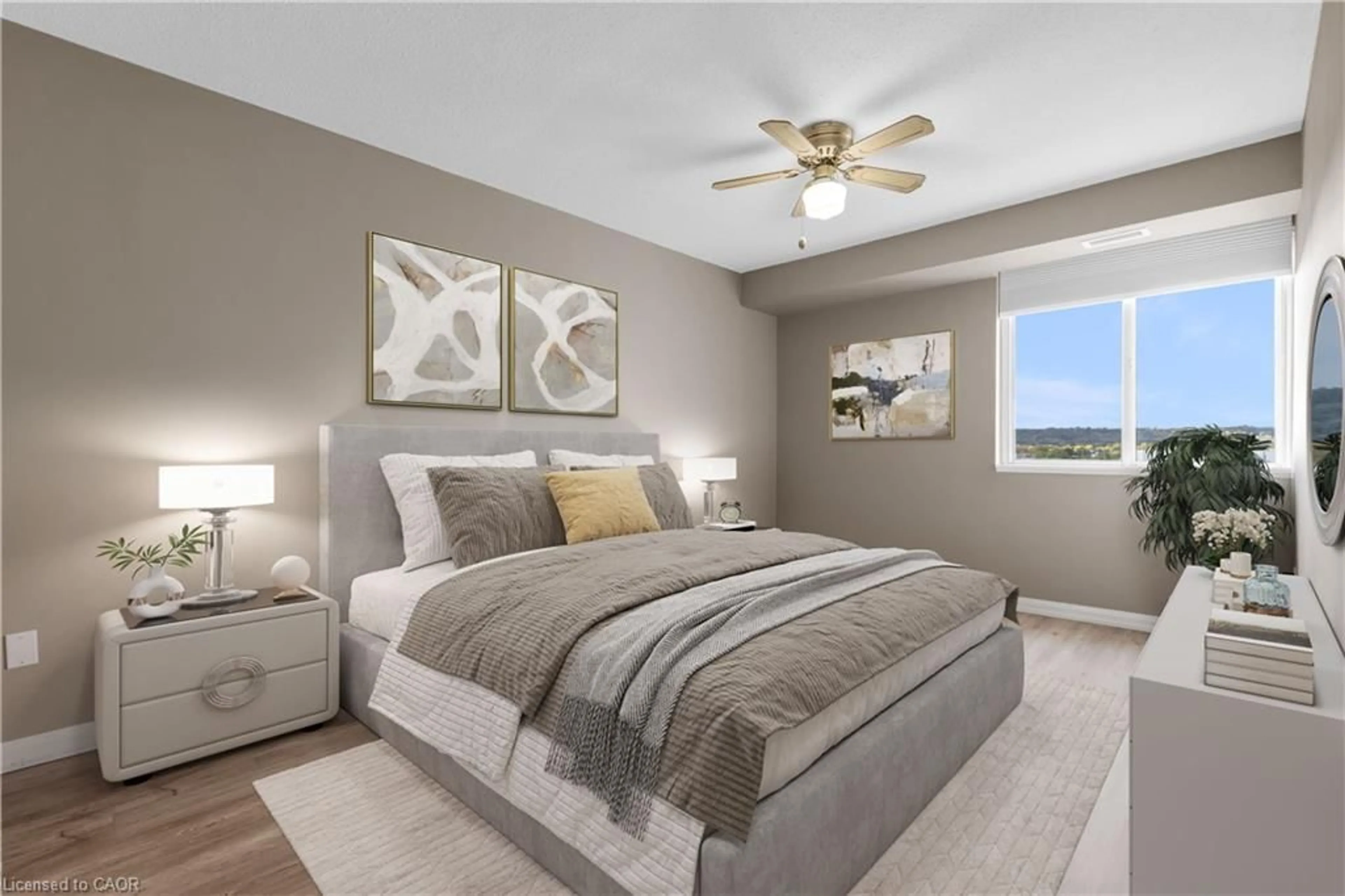 Bedroom with bed, unknown for 301 Frances Ave #704, Stoney Creek Ontario L8E 3W6