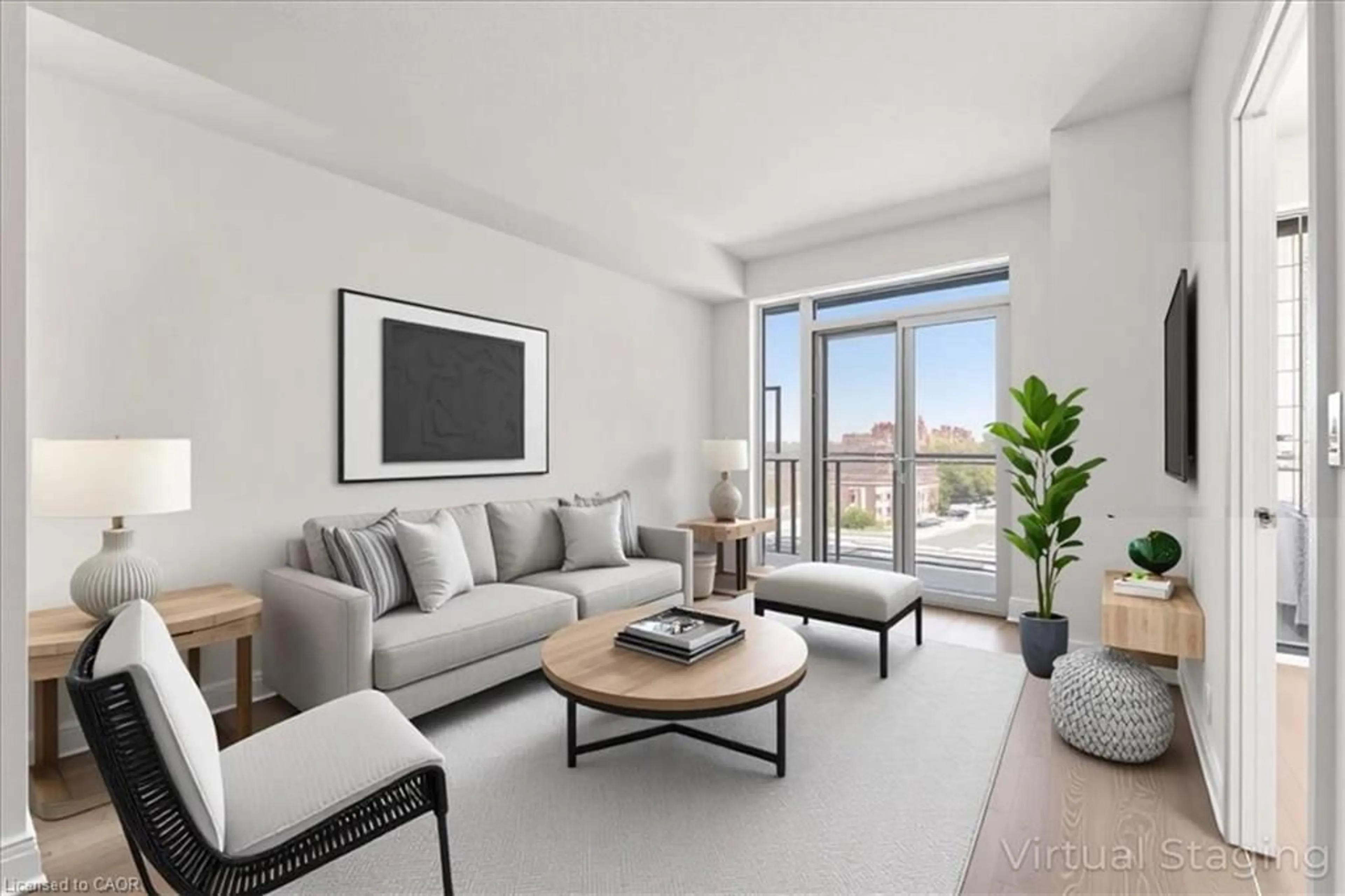 Living room with furniture, unknown for 55 Speers Rd #415, Oakville Ontario L6K 0H9