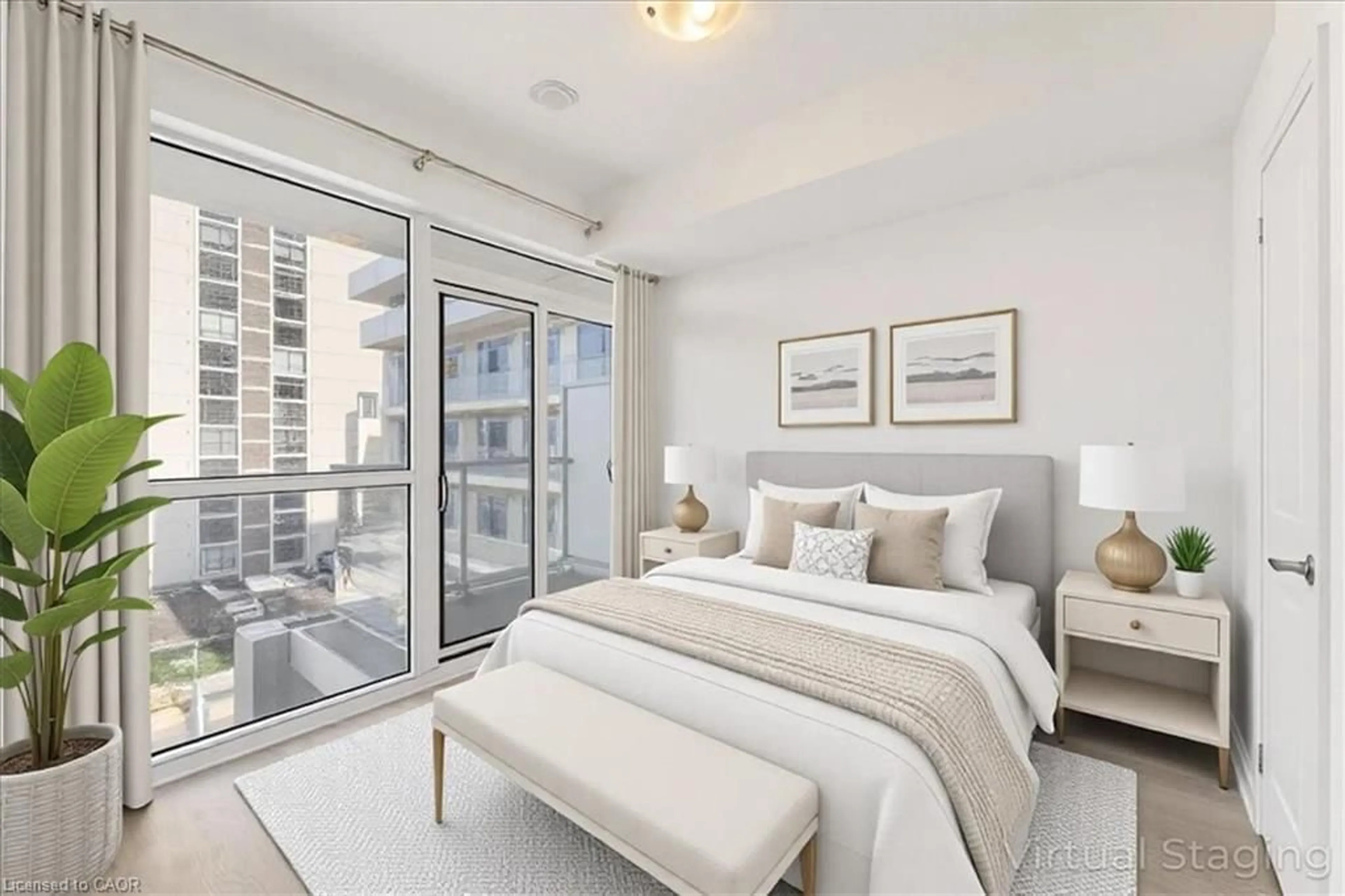 Bedroom with bed, unknown for 55 Speers Rd #415, Oakville Ontario L6K 0H9