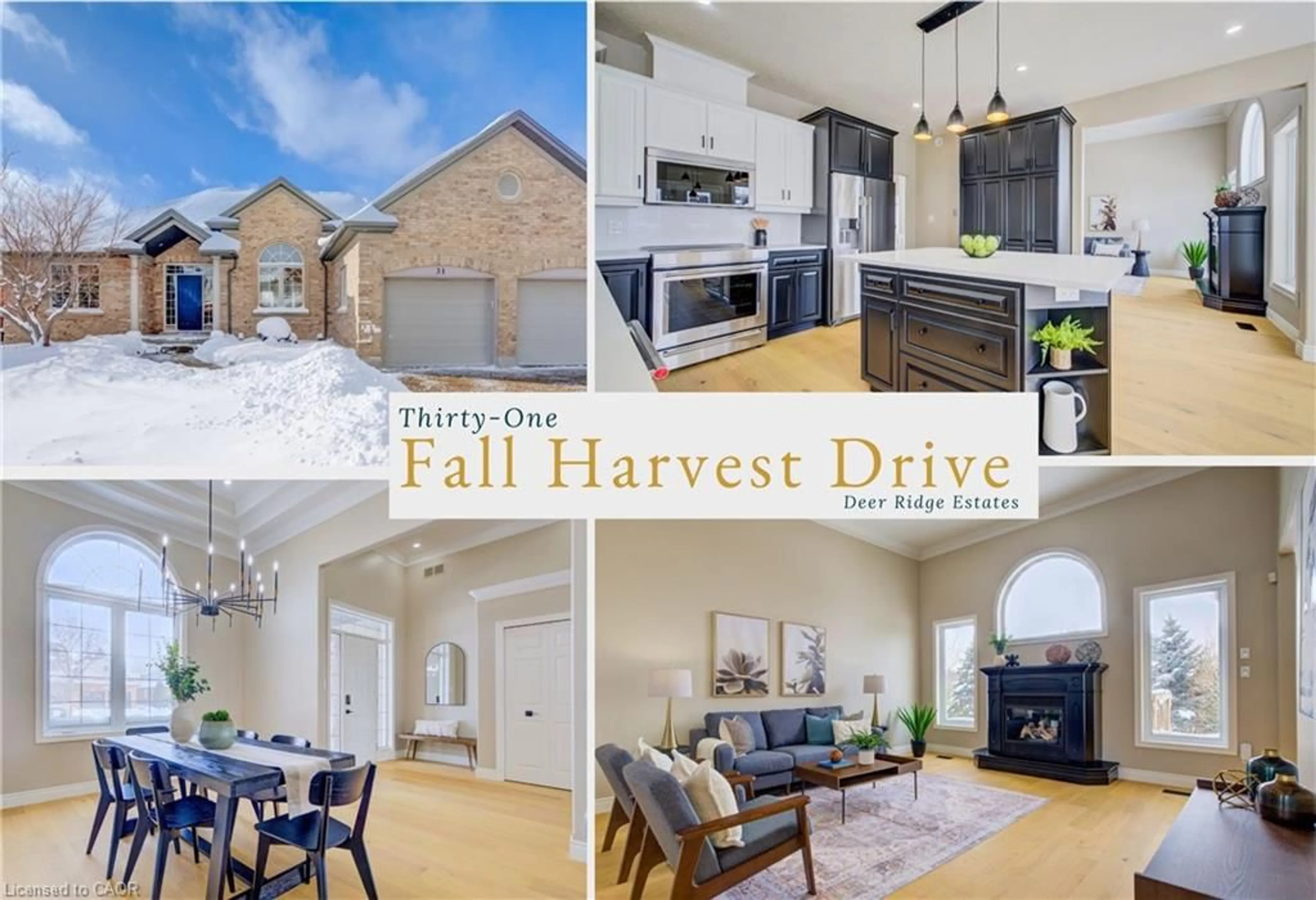 Open concept kitchen, unknown for 31 Fall Harvest Dr, Kitchener Ontario N2P 2M2
