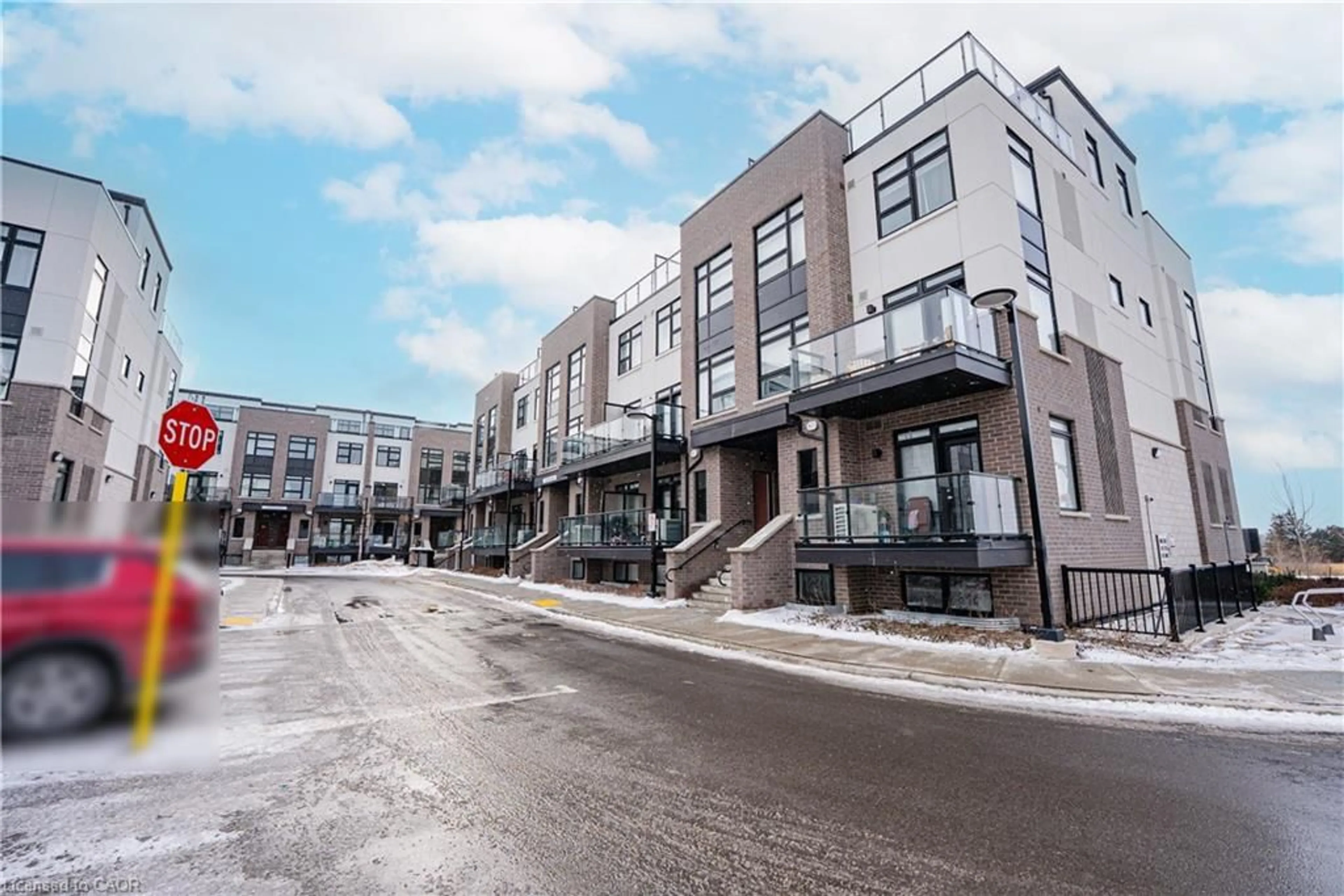 Patio, street for 1589 Rose Way, Milton Ontario L9E 0J2