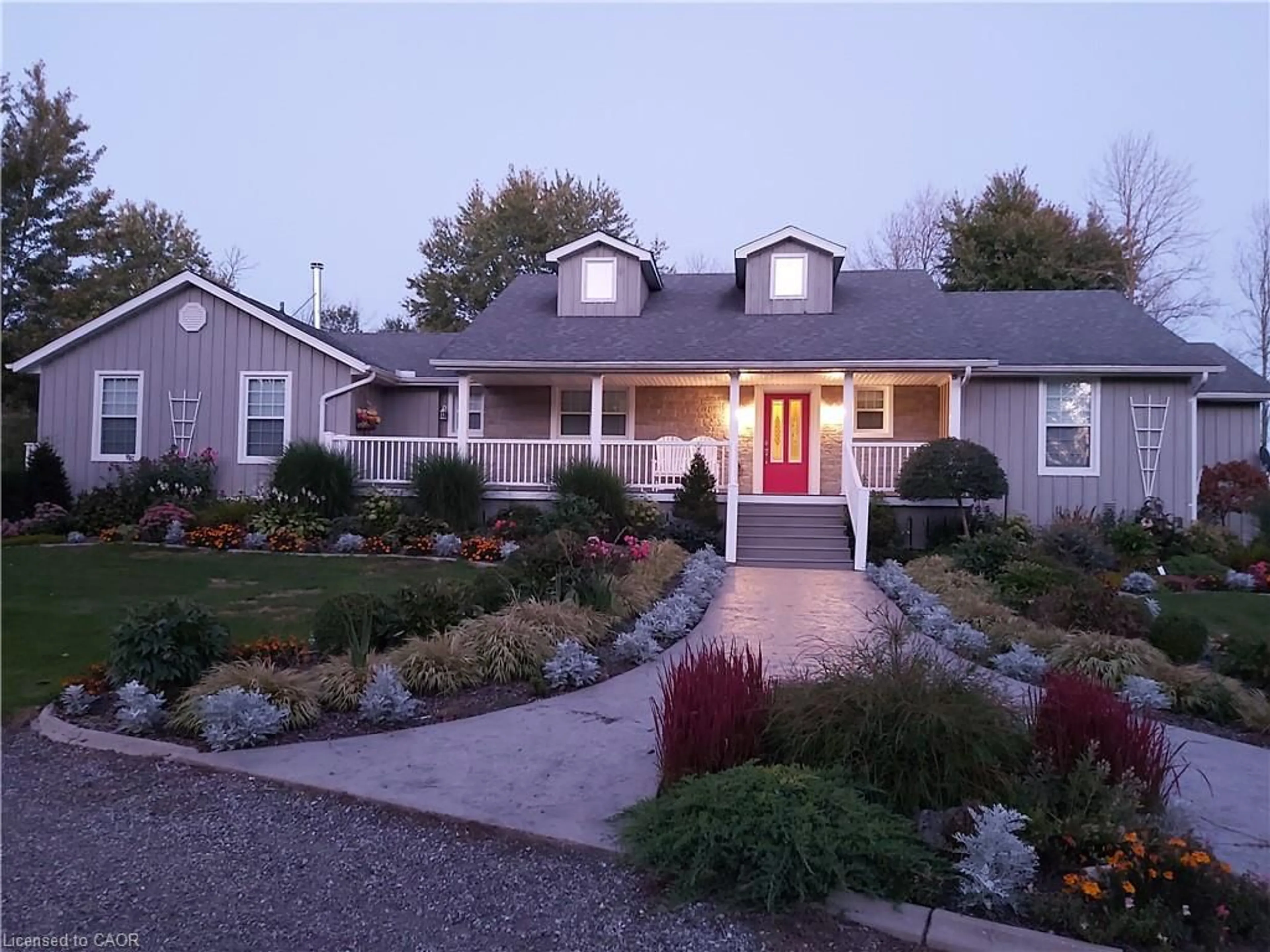 Home with vinyl exterior material, street for 2698 Line 47, Gads Hill Ontario N0K 1J0