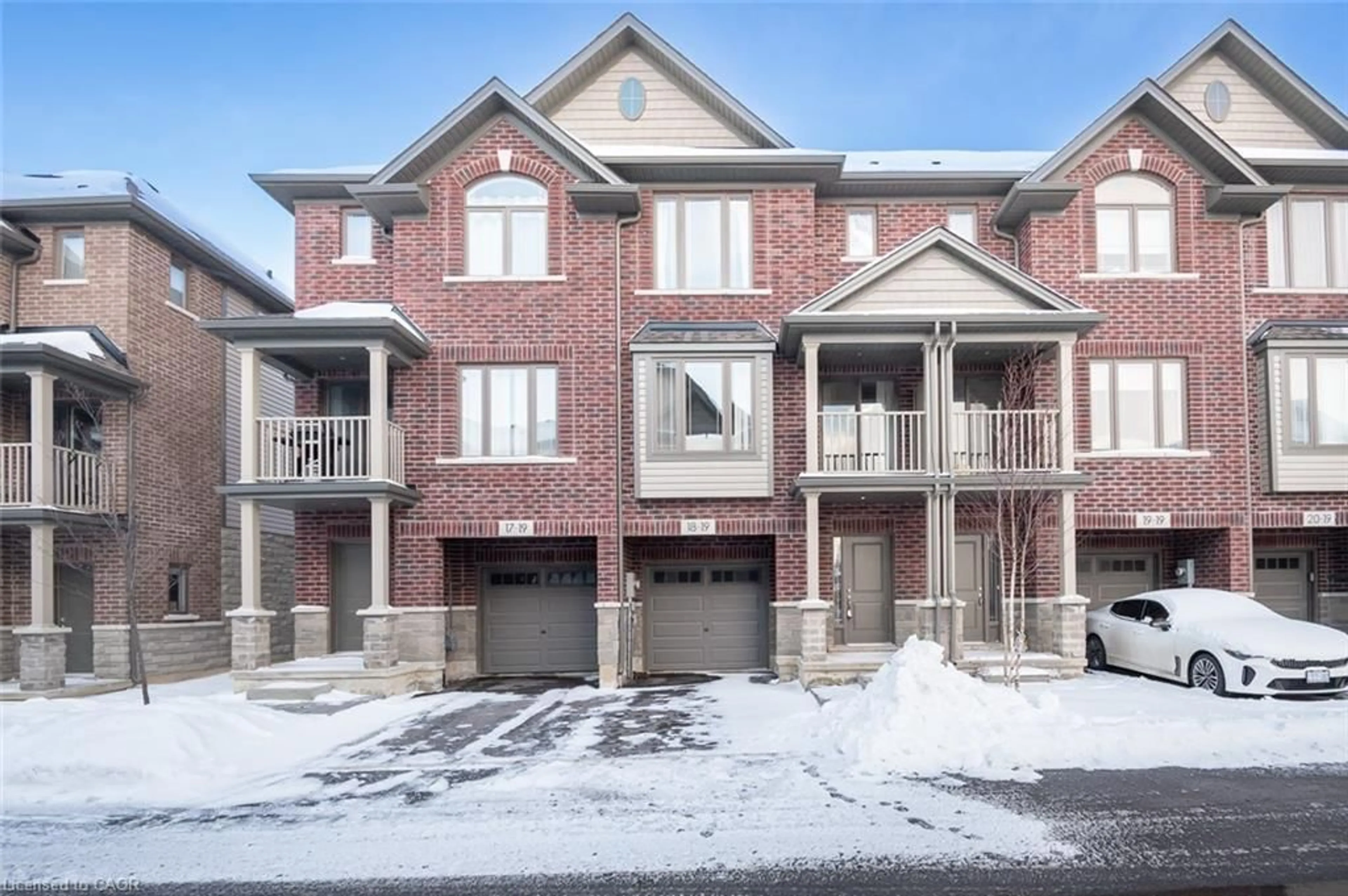Home with brick exterior material, street for 19 Picardy Dr #18, Stoney Creek Ontario L8J 2T7