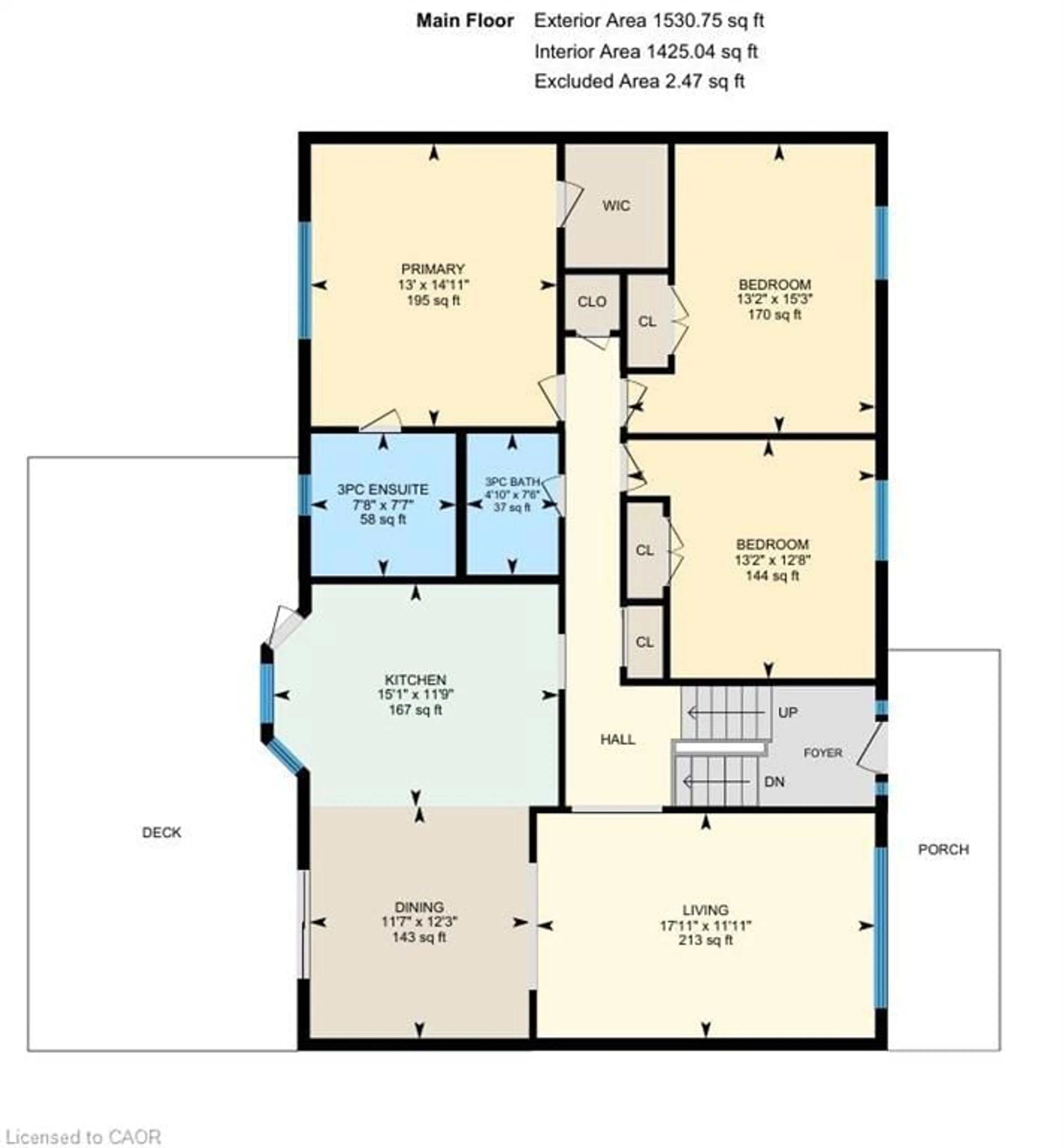 Floor plan for 76 Flaxmill Dr, Conestogo Ontario N0B 1N0