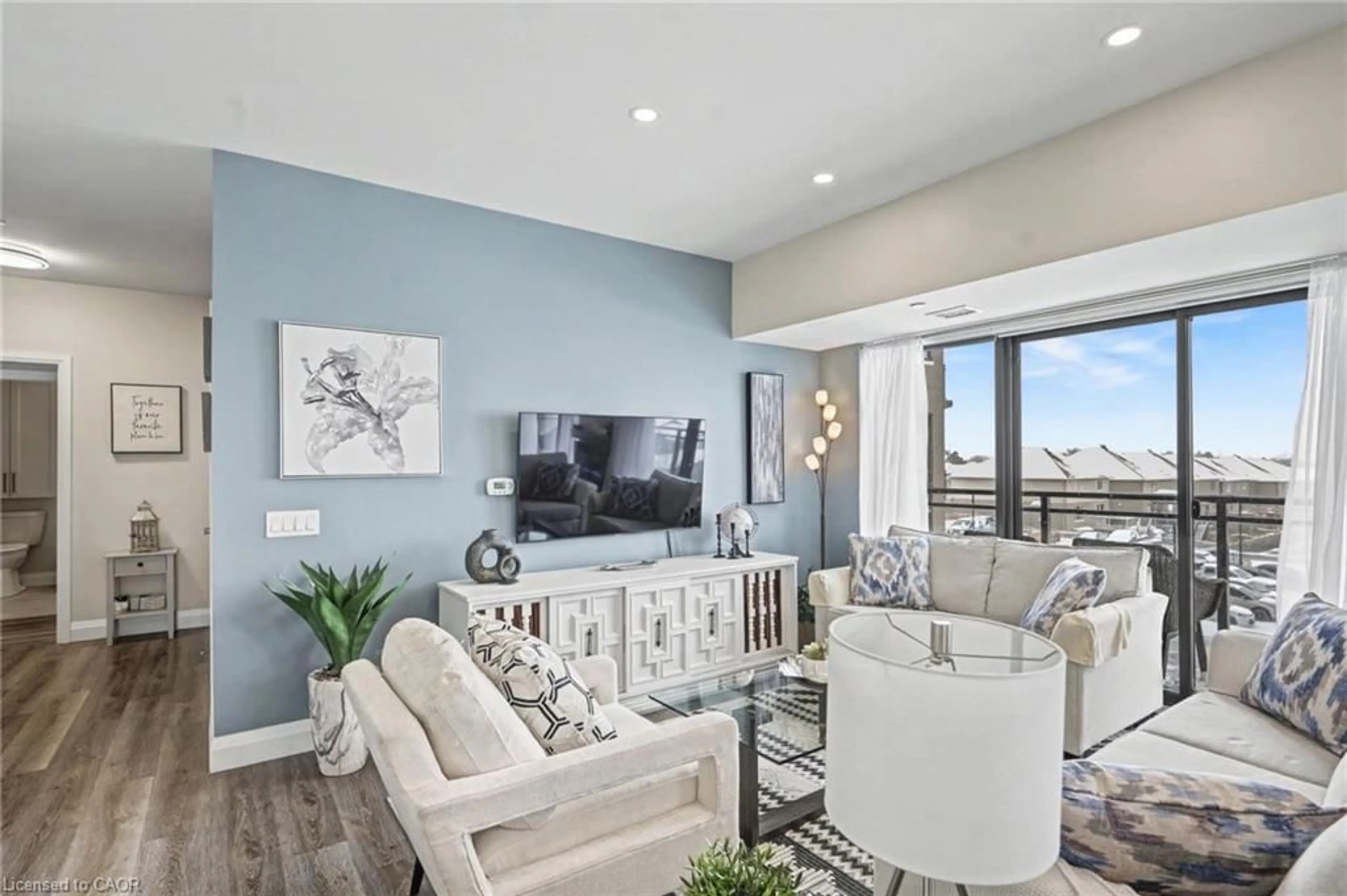 Living room with furniture, unknown for 332 Gosling Garden #308, Guelph Ontario N1L 1G7