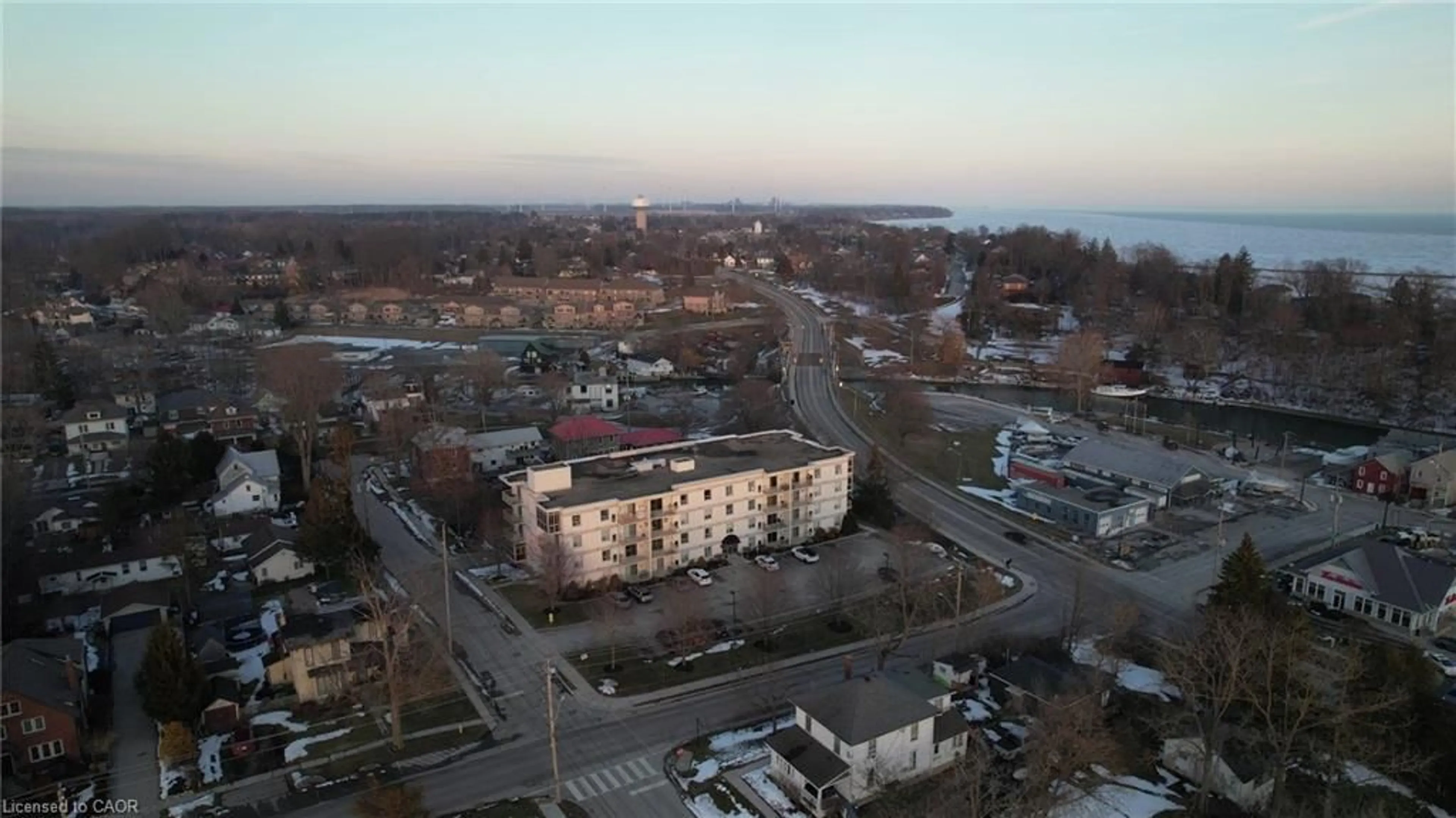 A pic from outside/outdoor area/front of a property/back of a property/a pic from drone, unknown for 12 St Andrew St #202, Port Dover Ontario N0A 1N1