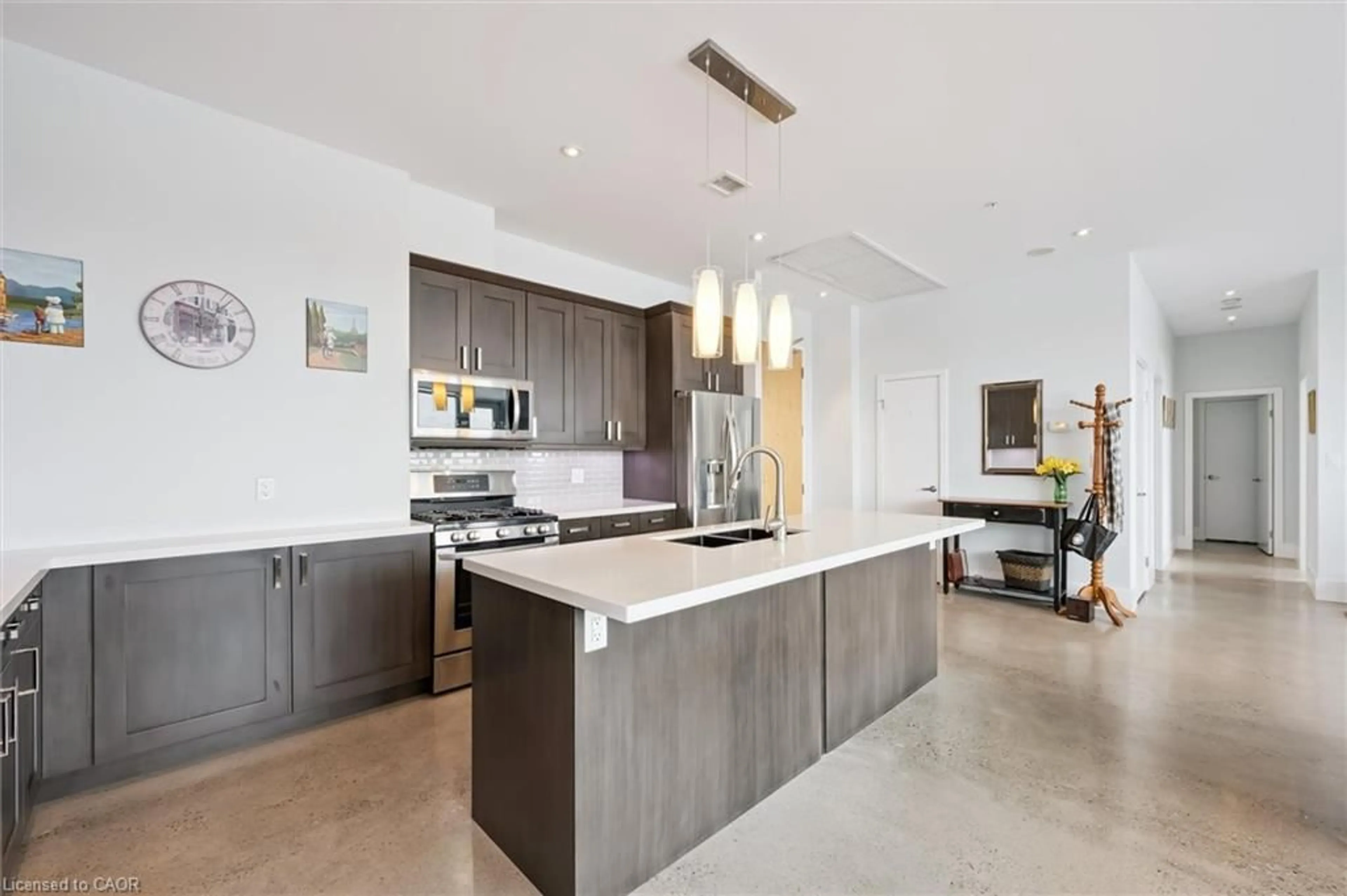 Open concept kitchen, unknown for 1 Victoria St #1904, Kitchener Ontario N2G 0B5