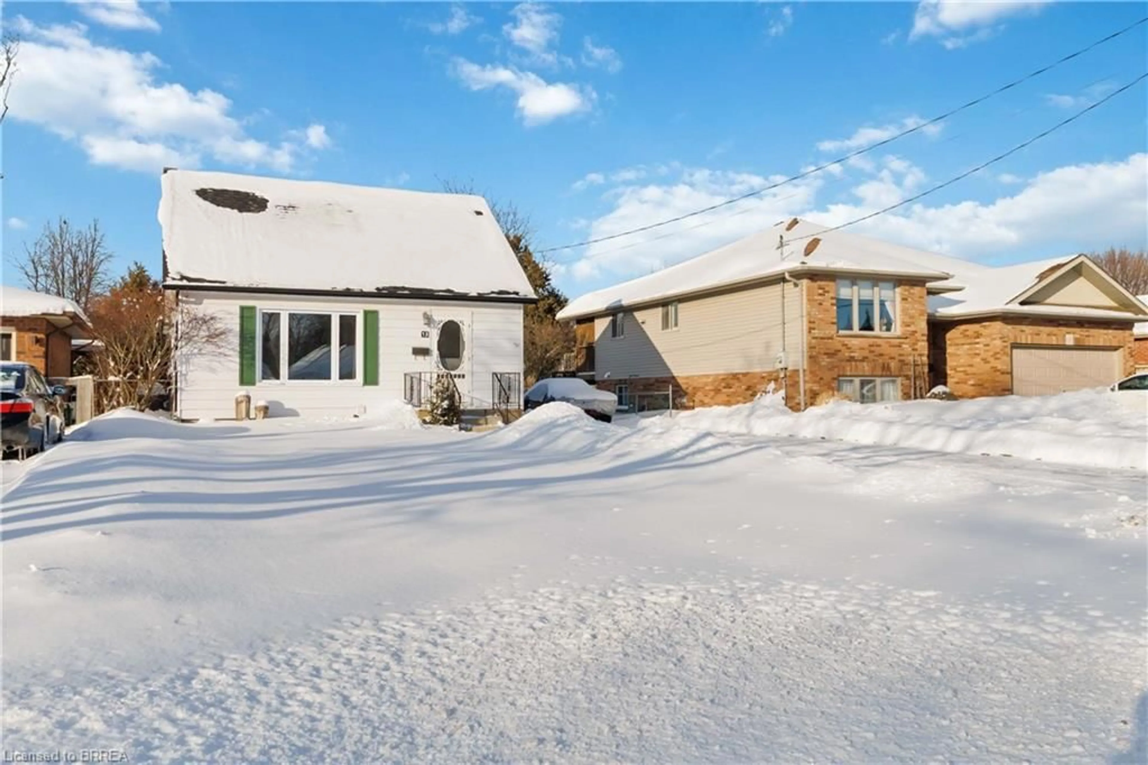 A pic from outside/outdoor area/front of a property/back of a property/a pic from drone, street for 13 Barnes Ave, Brantford Ontario N3R 4Y9