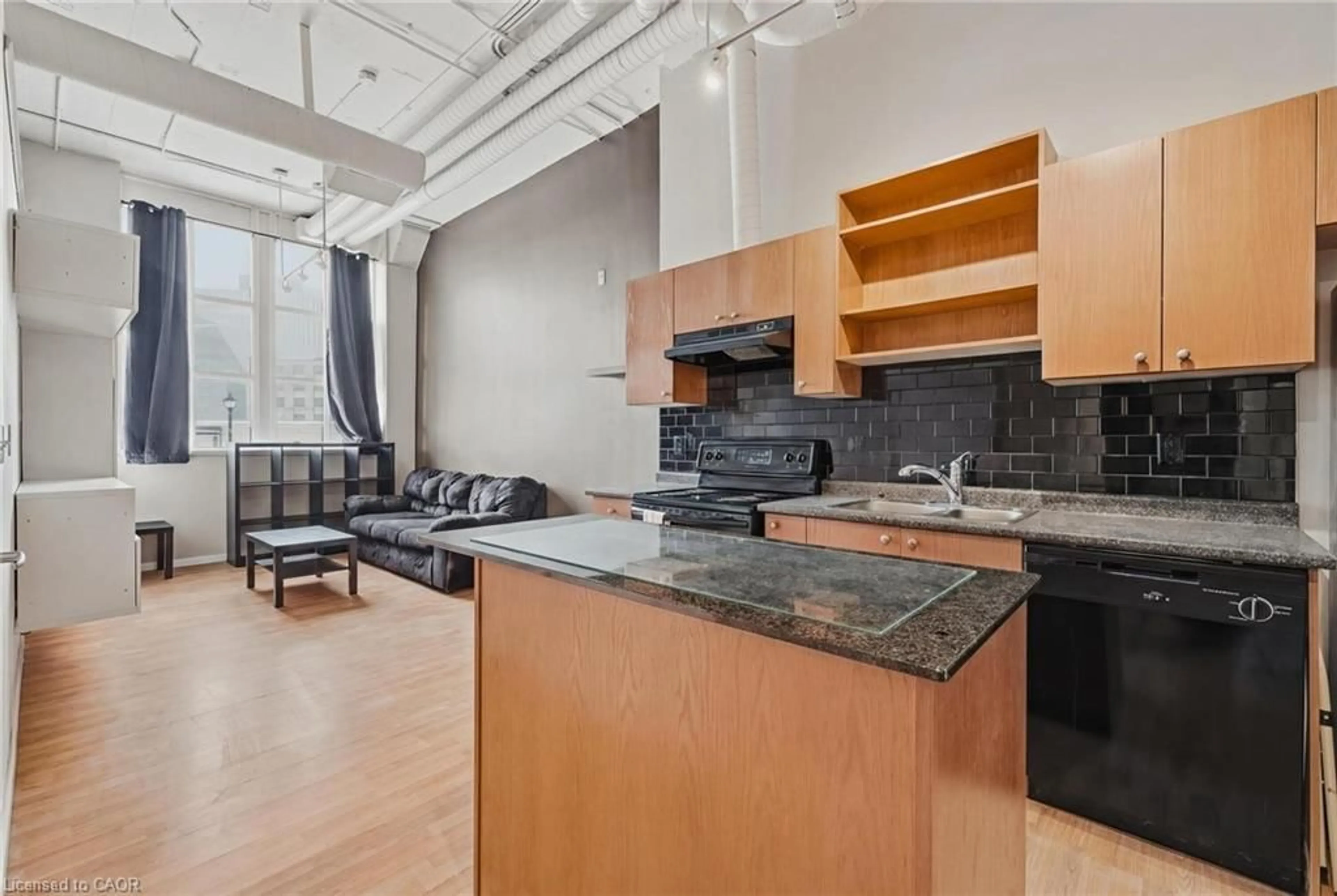 Open concept kitchen, unknown for 410 King St #124, Kitchener Ontario N2G 1C3