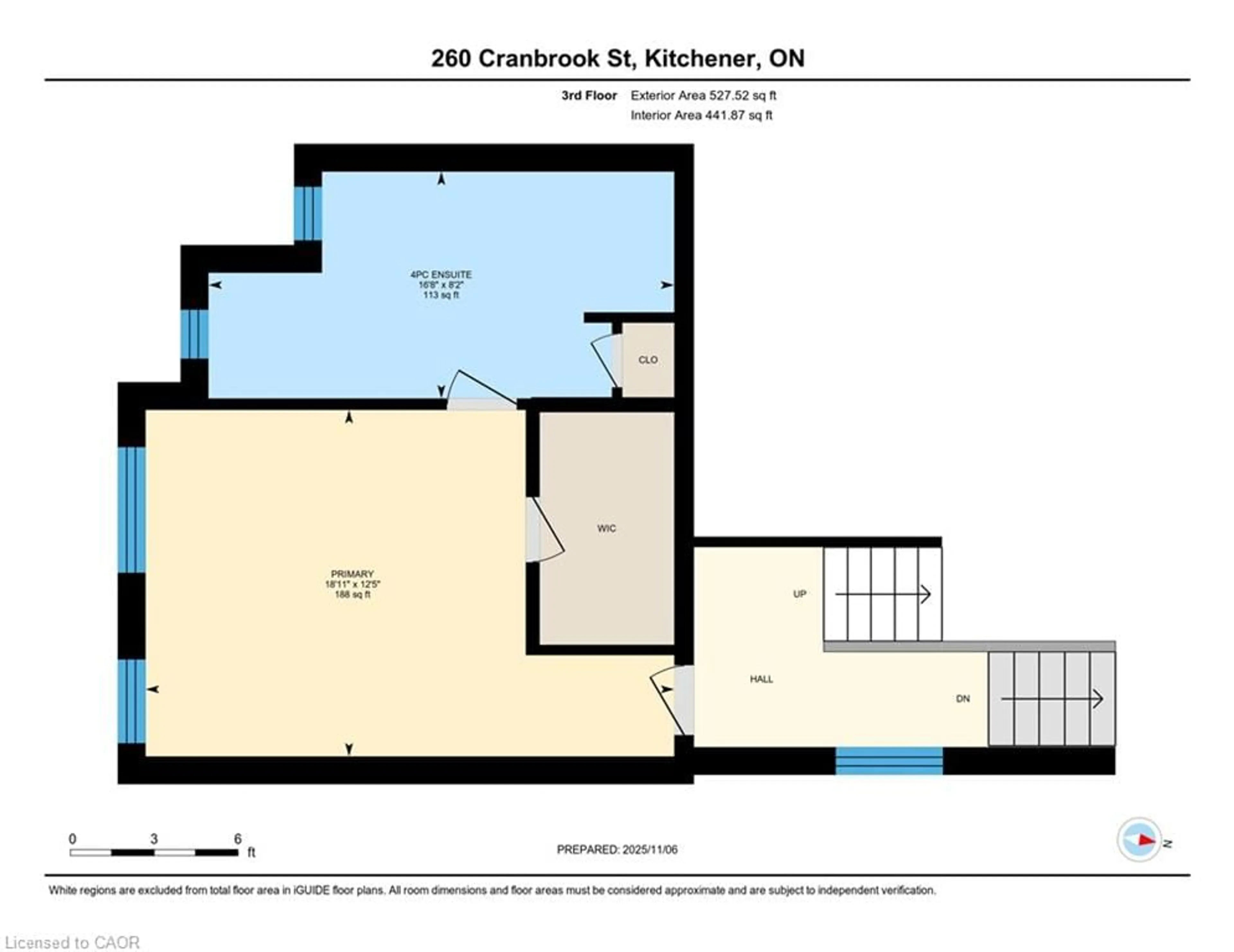 Floor plan for 260 Cranbrook St, Kitchener Ontario N2P 0B5