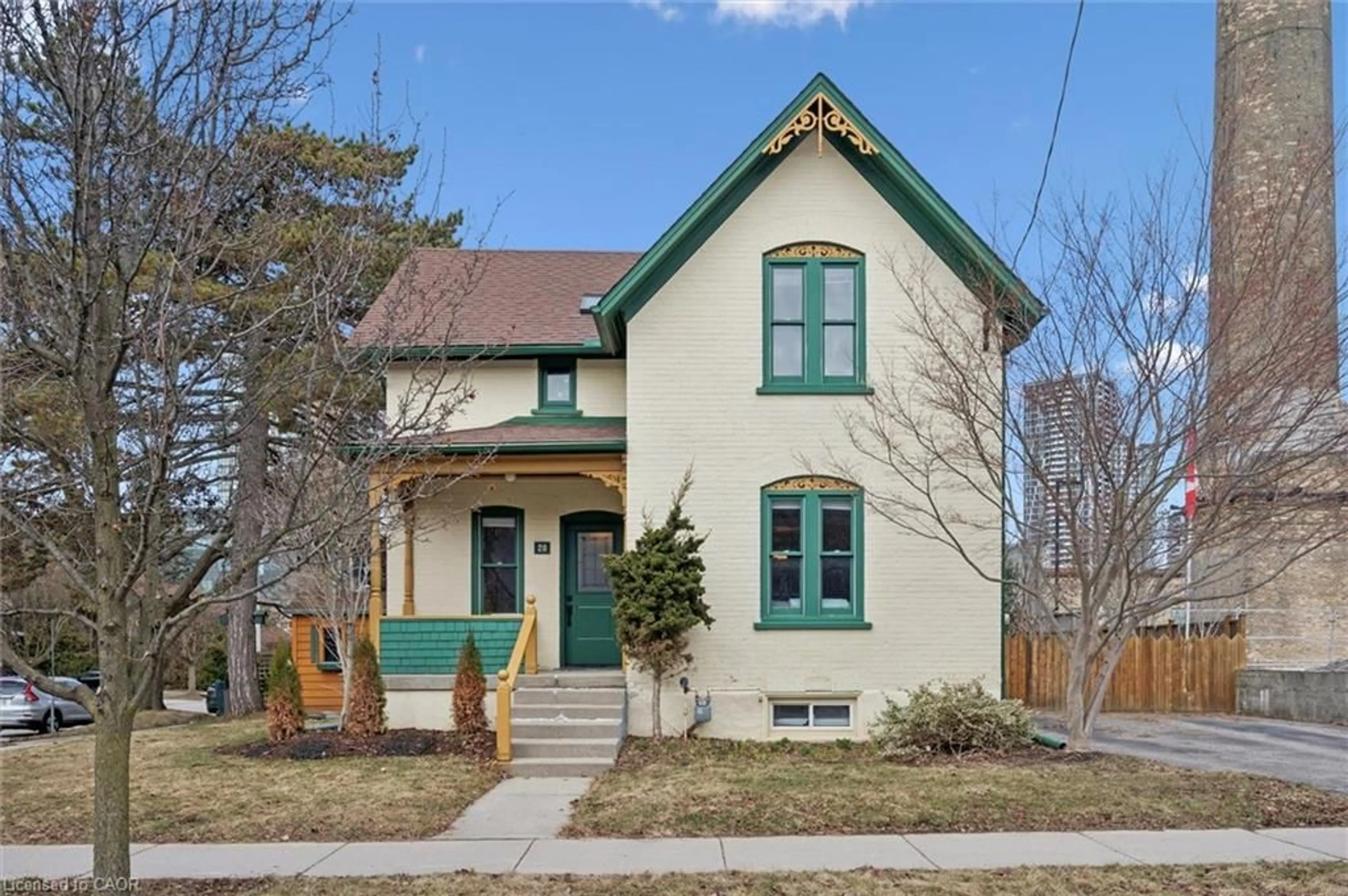 Home with brick exterior material, street for 20 Linden Ave, Kitchener Ontario N2G 2A4