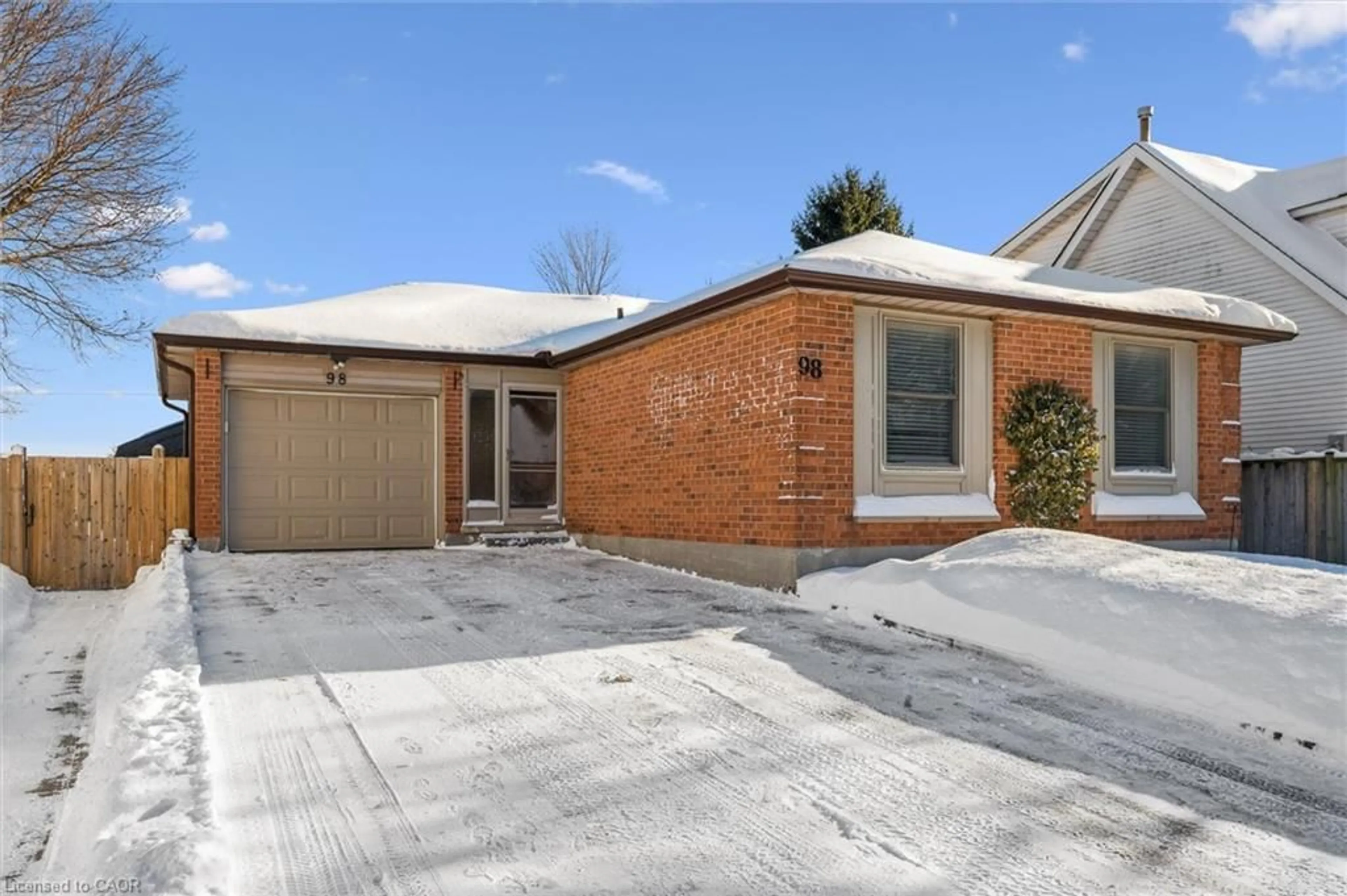 Home with brick exterior material, street for 98 Peachtree Cres, Cambridge Ontario N1S 4W3