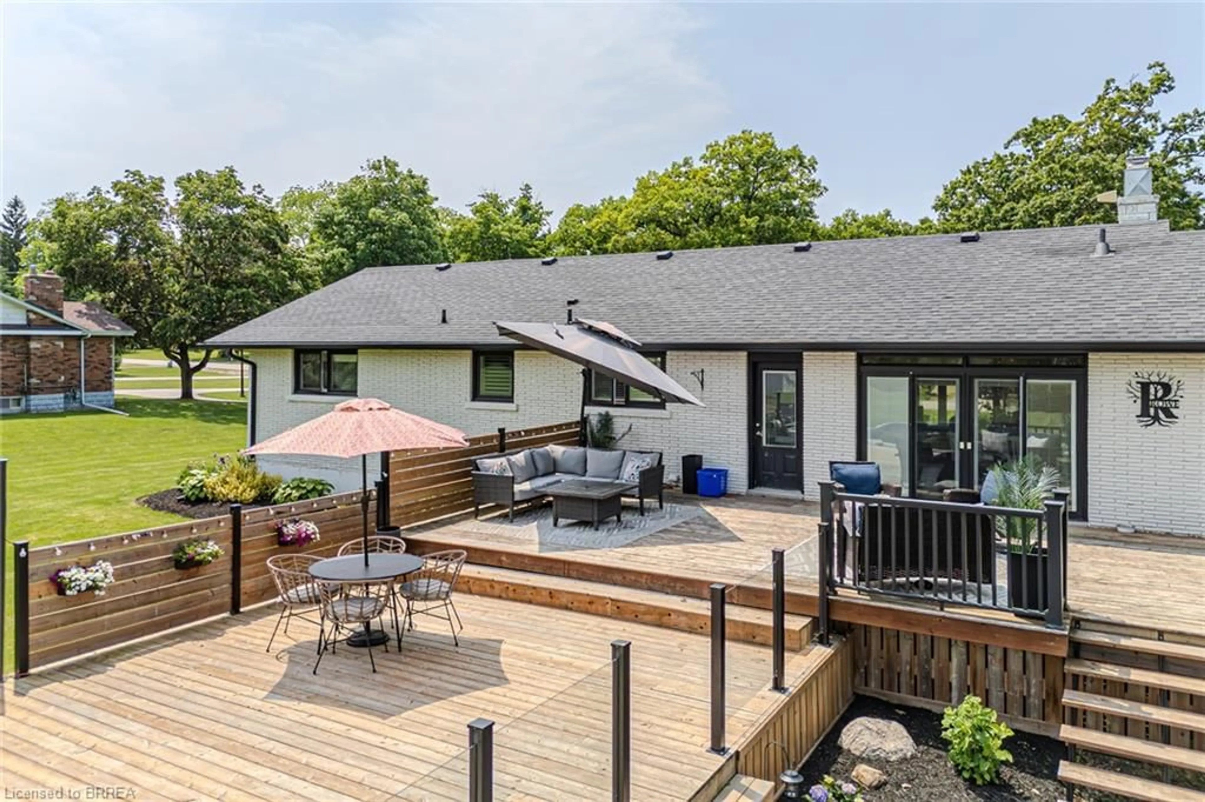 Patio, water/lake/river/ocean view for 836 Mount Pleasant Rd, Mount Pleasant Ontario N3T 5L5
