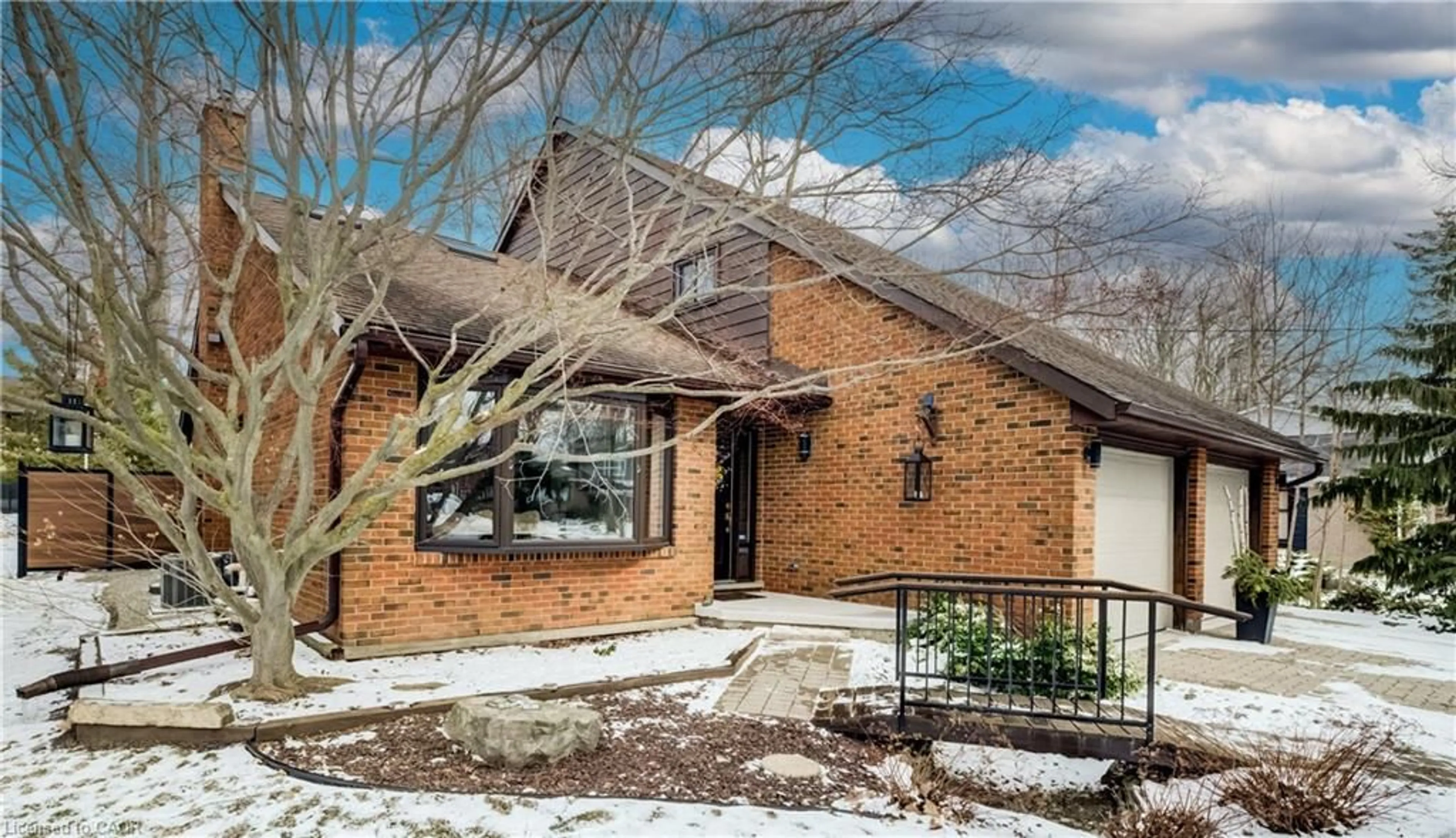 Home with brick exterior material, street for 54 Glenwood Dr, Kitchener Ontario N2A 1H7