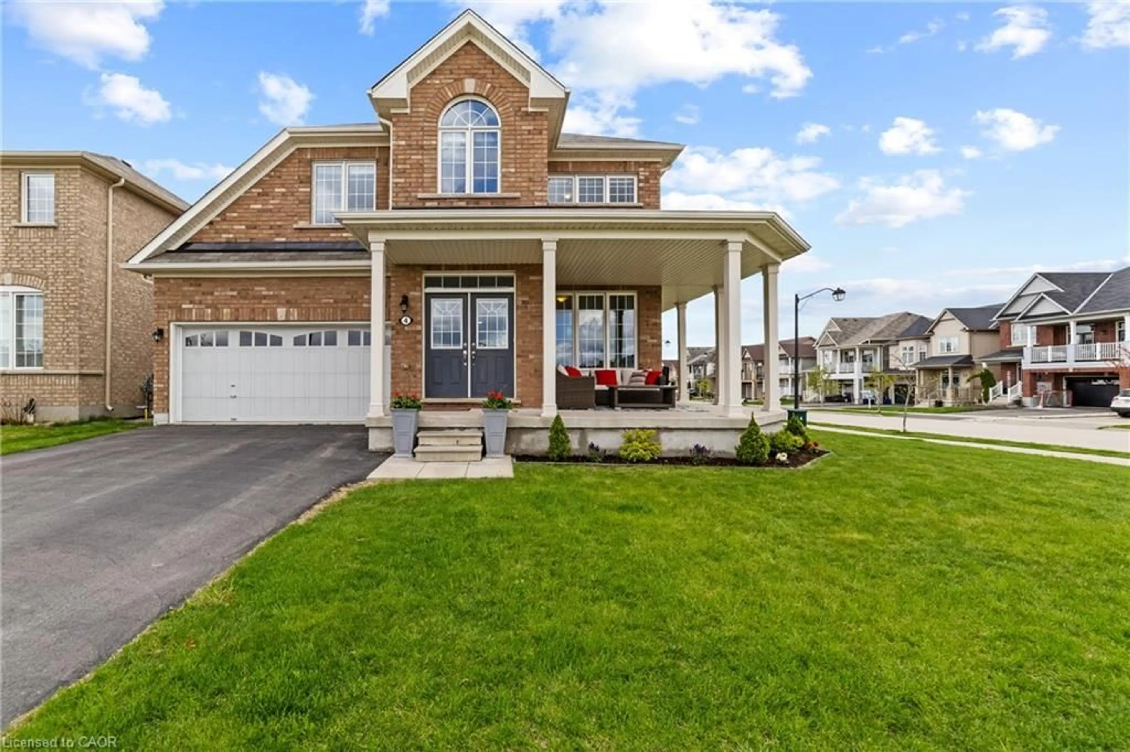 Home with brick exterior material, street for 4 Tinlin Dr, Binbrook Ontario L0R 1C0