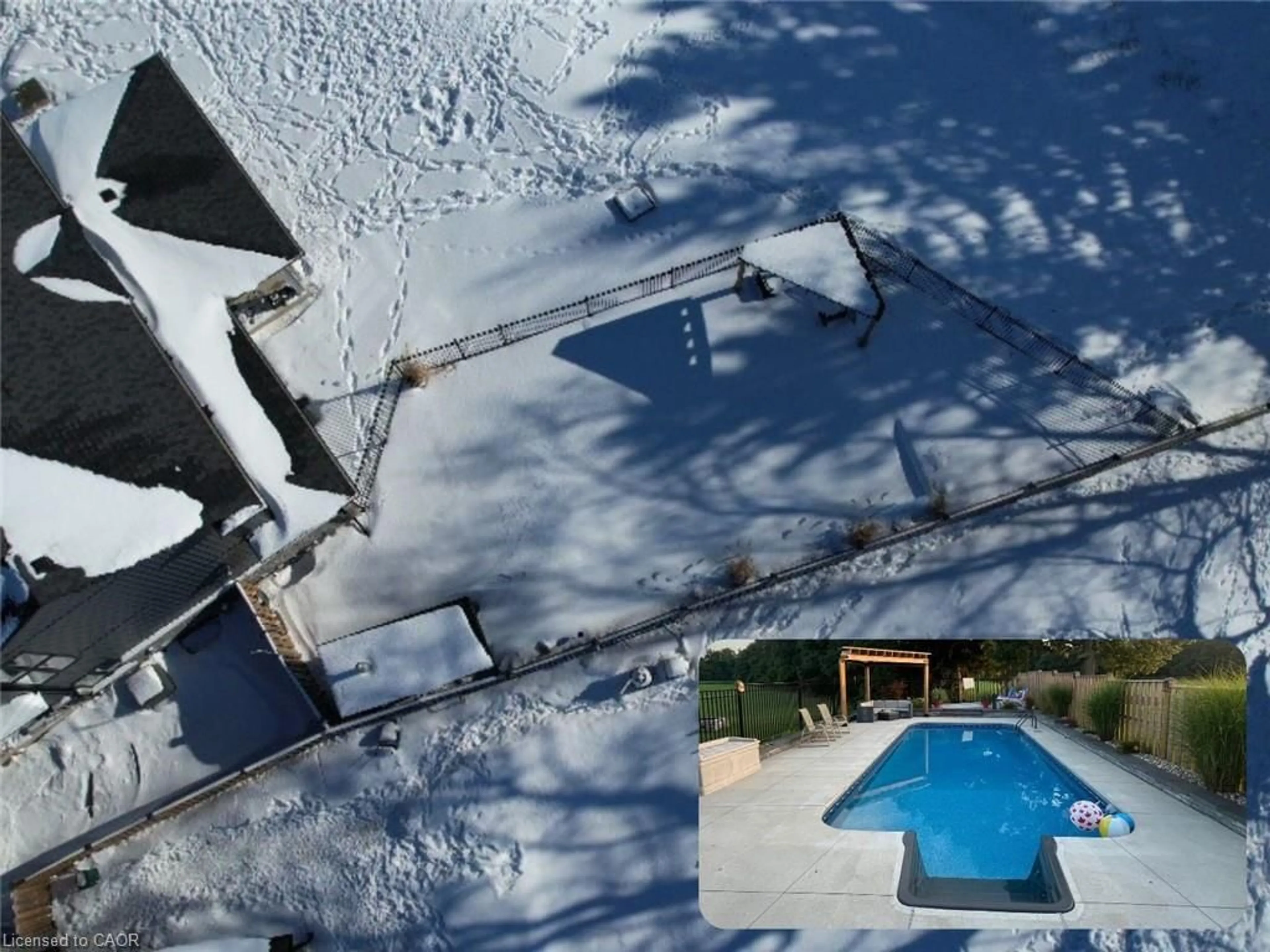 A pic from outside/outdoor area/front of a property/back of a property/a pic from drone, water/lake/river/ocean view for 46 Stonebridge Pl, Simcoe Ontario N3Y 0E6